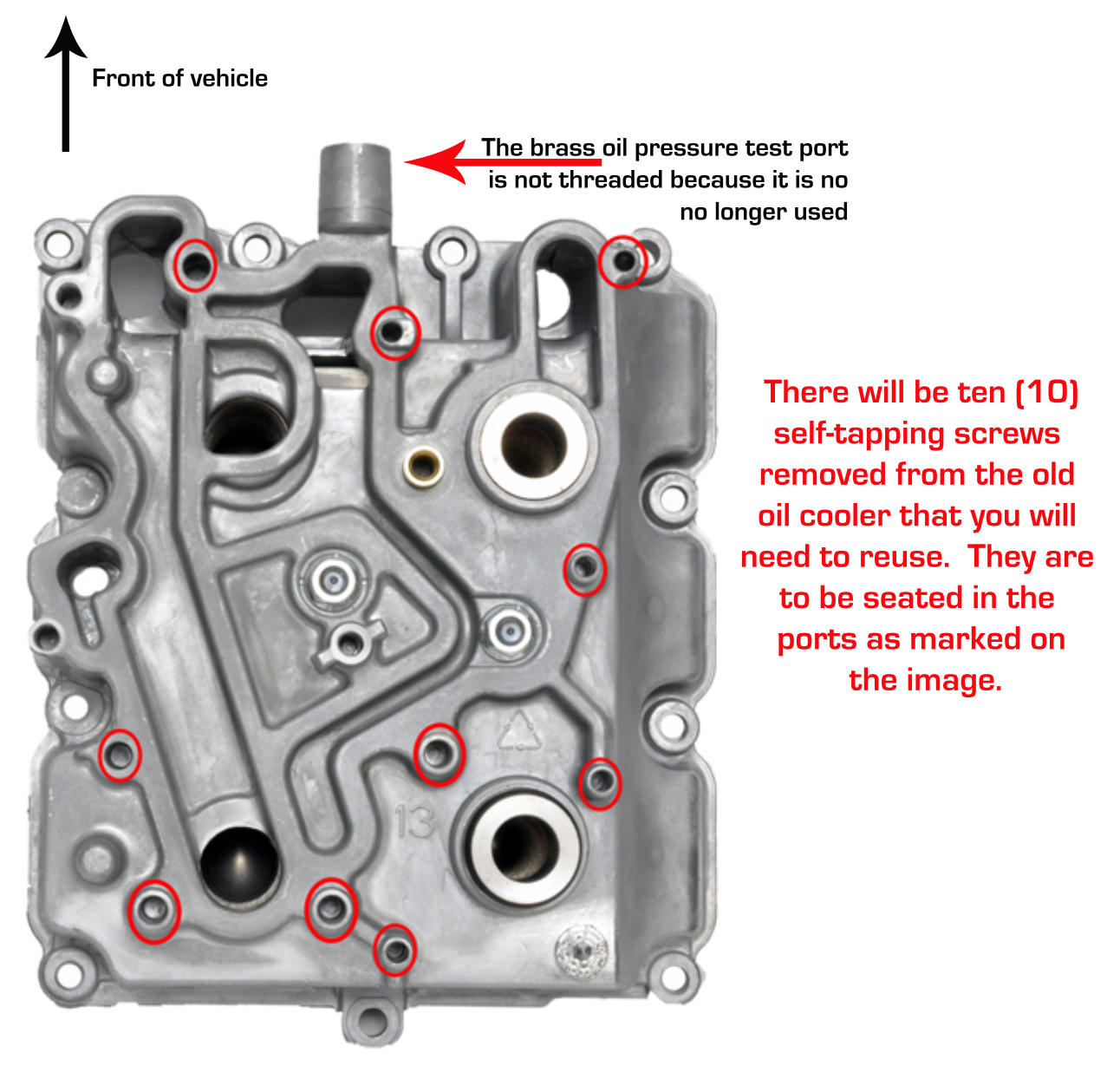Install the OEM Ford Oil Cooler with Cover