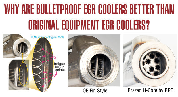 Why are BulletProof EGR Coolers Better than Original Equipment EGR Coolers