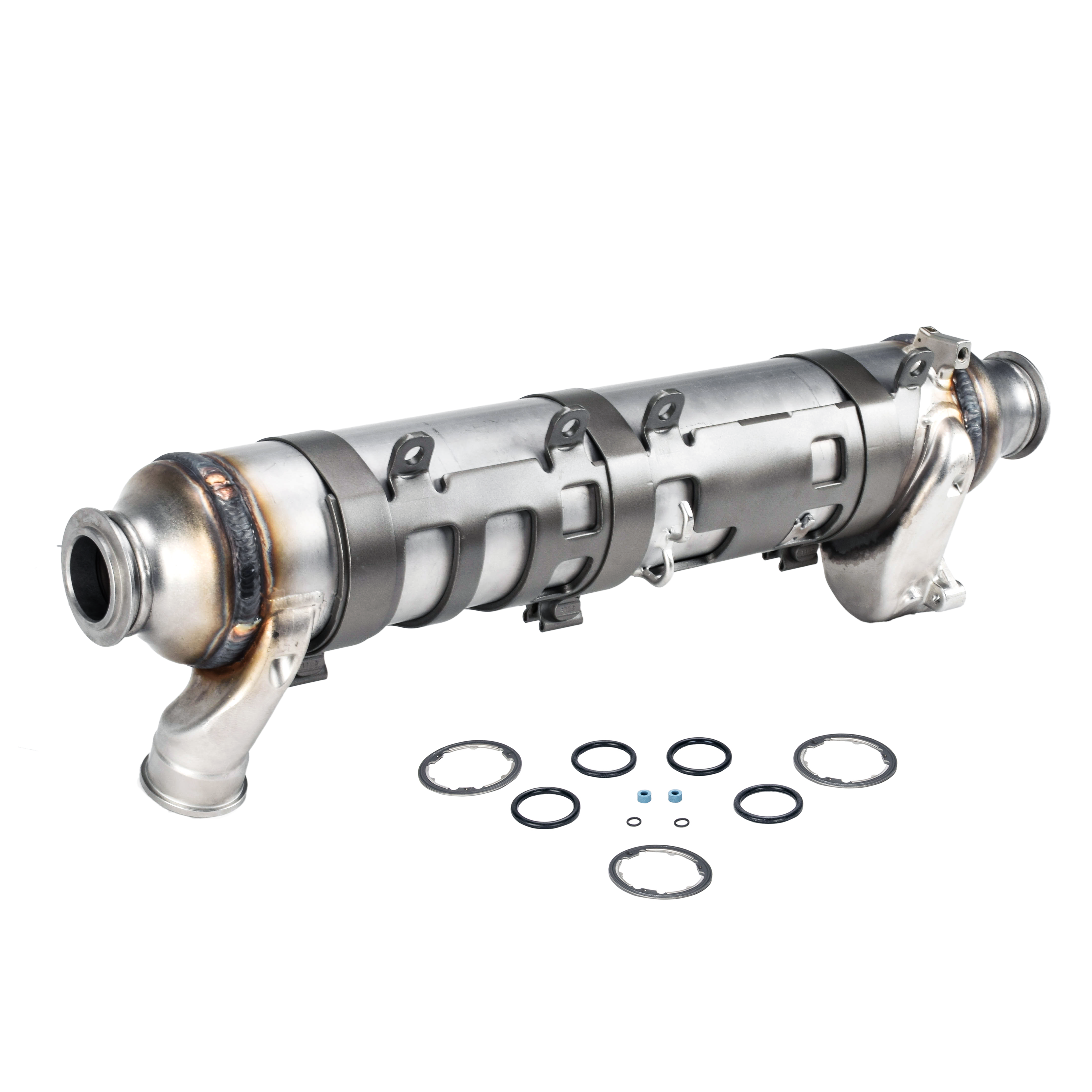 Cummins EGR Cooler X-15 & ISX-15 / Round Body - Long End Flange