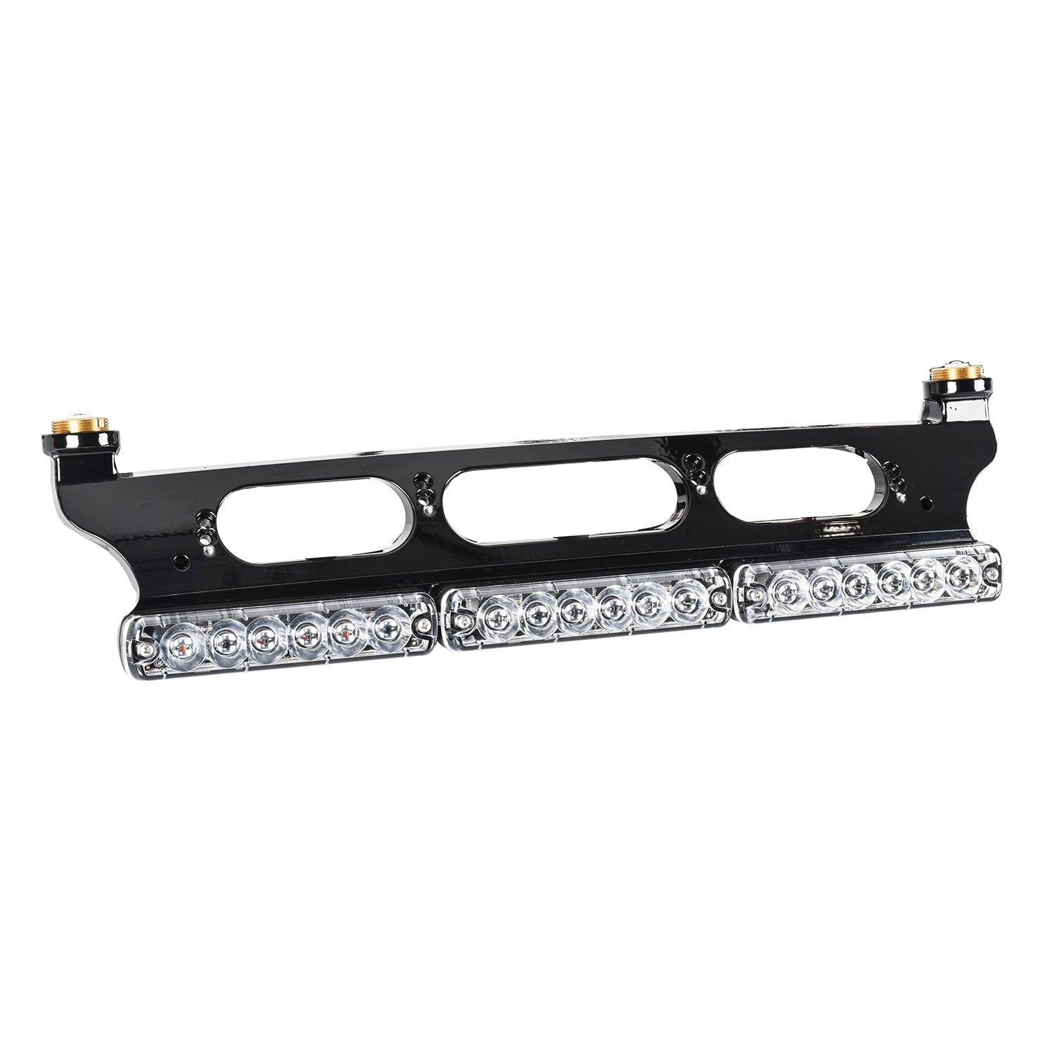 Third Brake Light DUAL Antenna Mount - 2015-2025 Ford F150 - With Tomar LED Lights