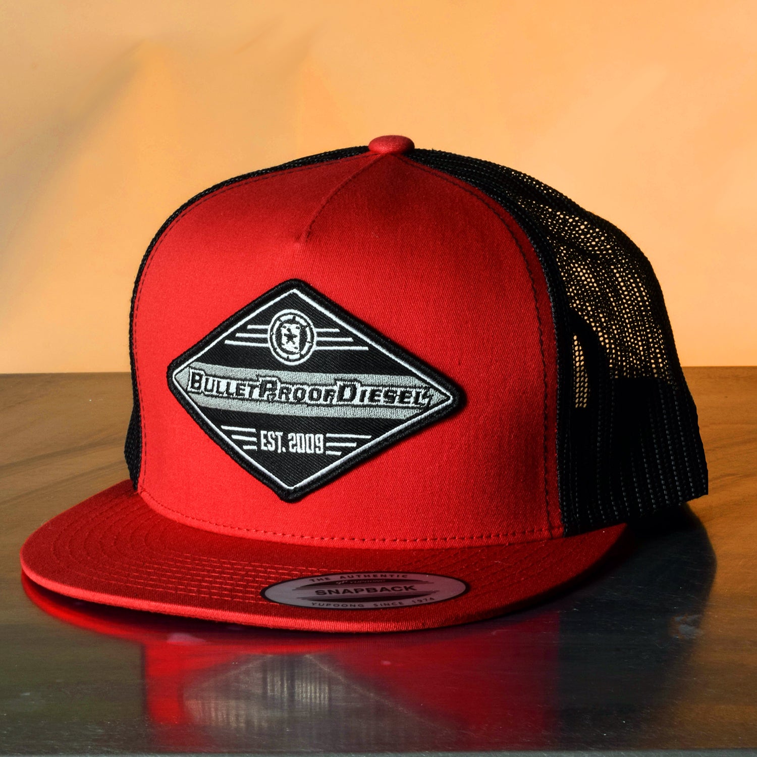 BulletProofDiesel Snapback Hat - Flatbill - Diamond
