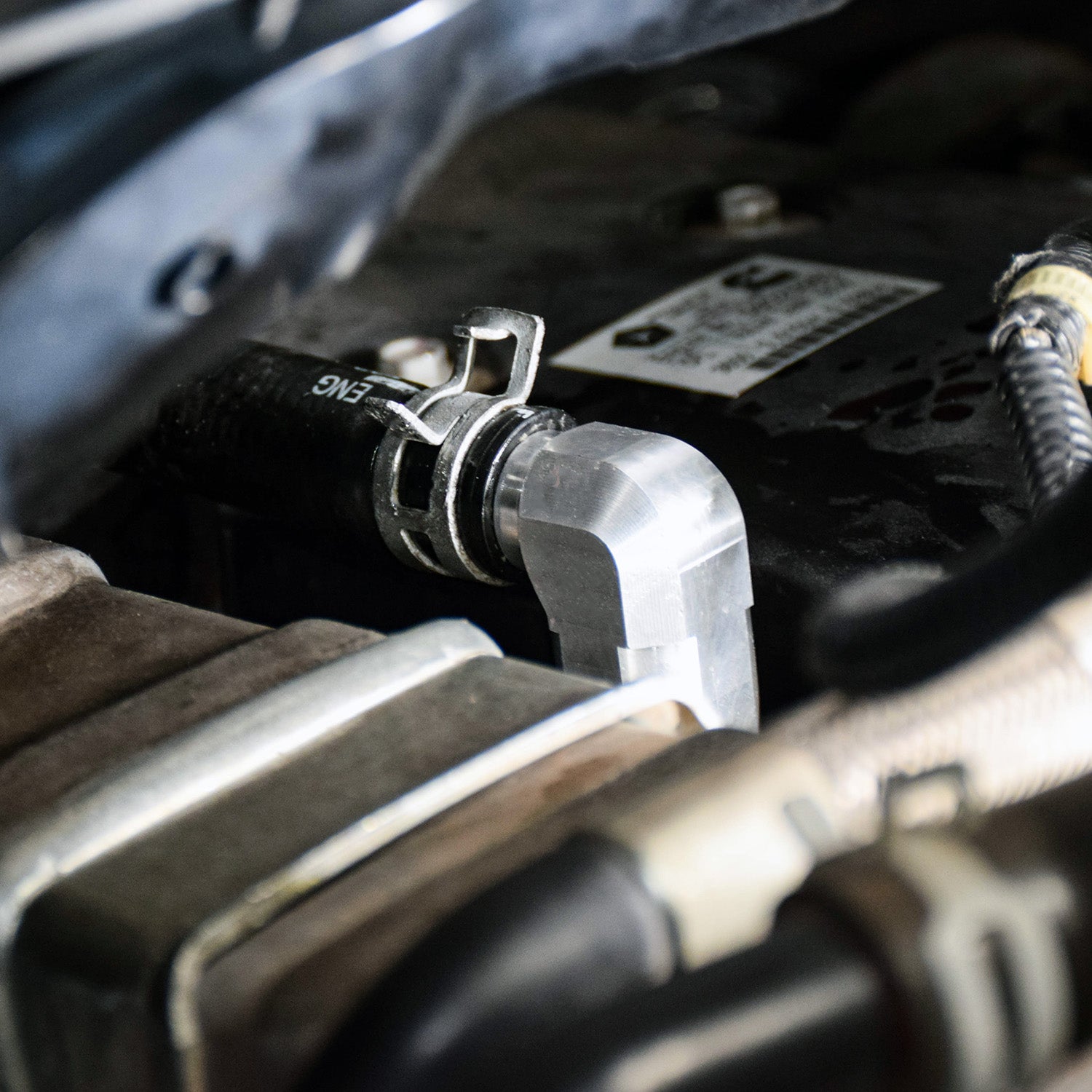 Aluminum Upper Heater Hose Connector, Ram 6.7L Cummins