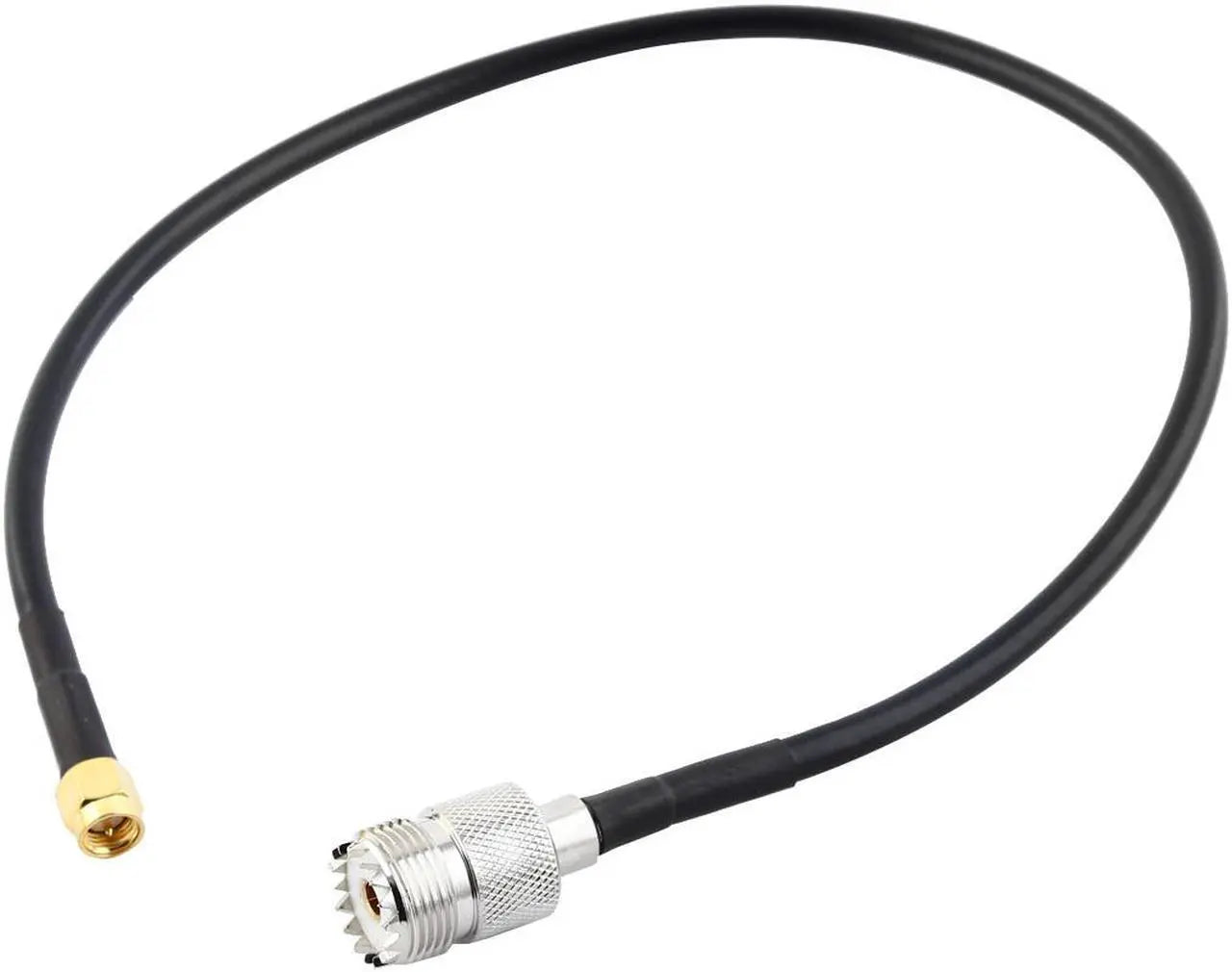 UHF Female to SMA Male 10" Jumper