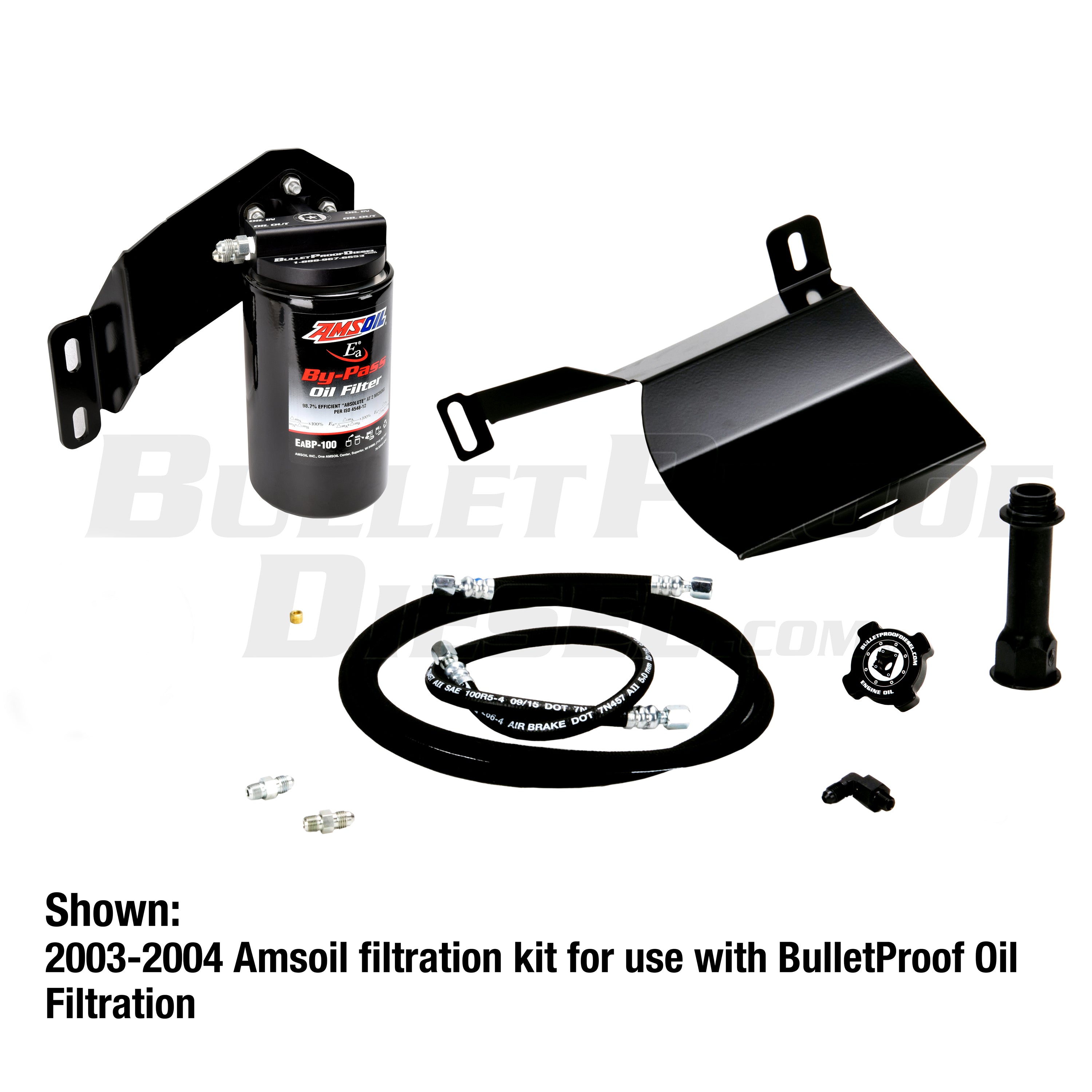 Bypass Oil Filter Assembly, Ford 6.0L Diesel, 2003 and 2004 F-Series