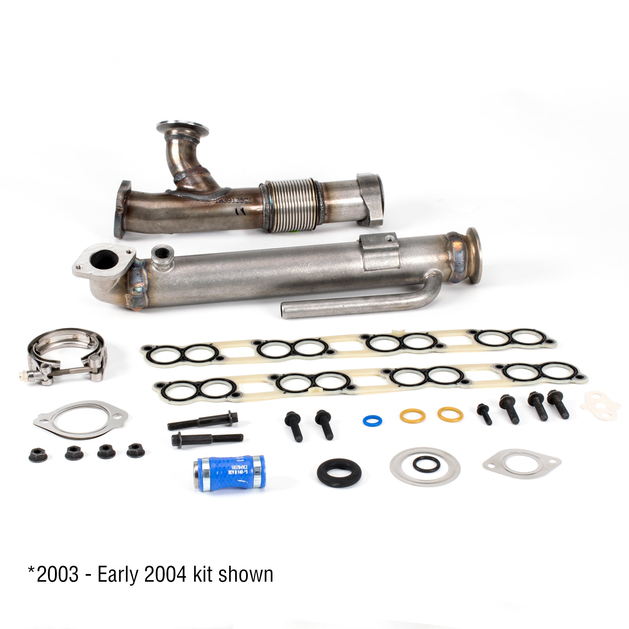 BulletProof EGR Undelete Kit, Ford 6.0L Diesel, Round EGR Cooler