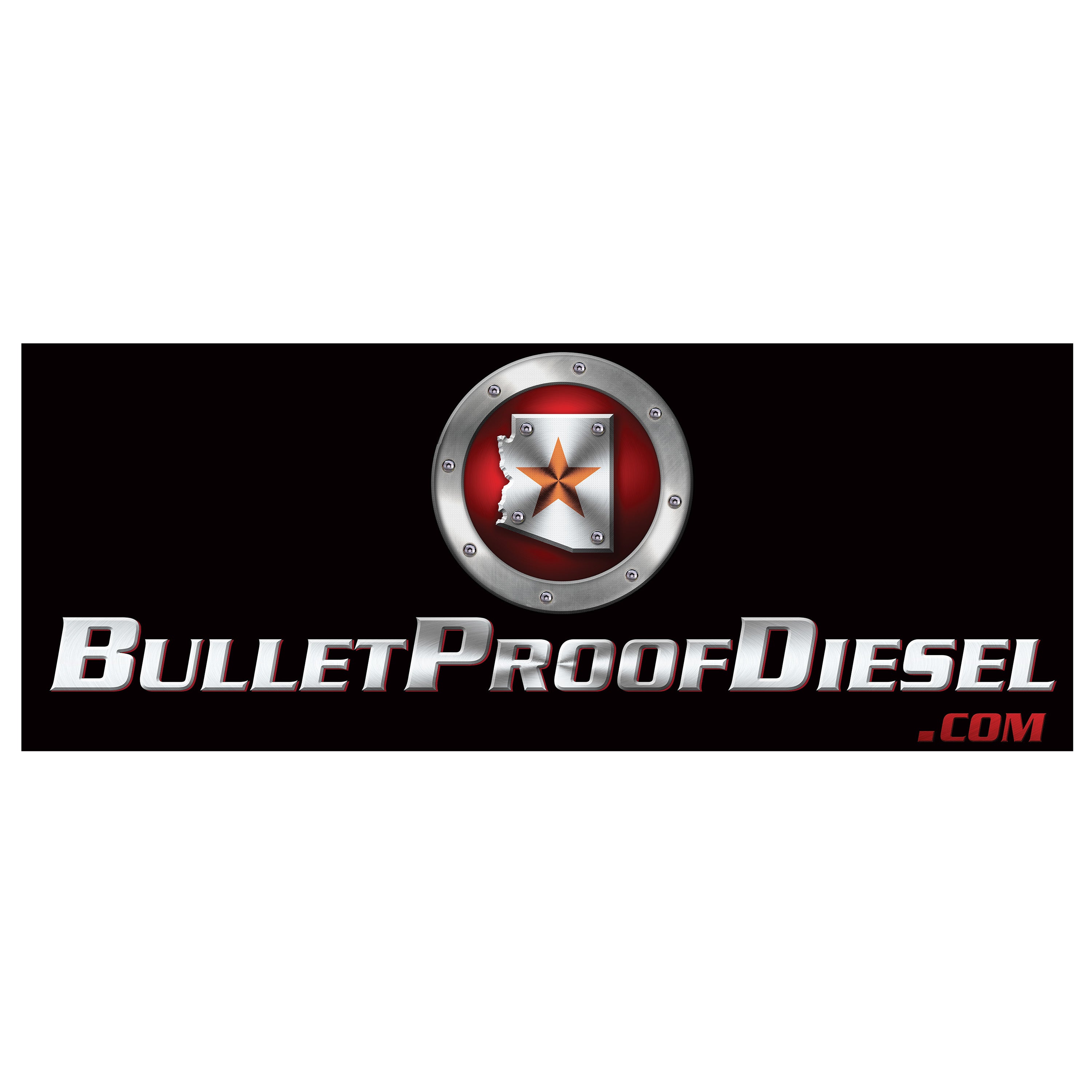 Bullet Proof Diesel Promotional Banner - Bullet Proof Diesel Logo - 36" X 96"