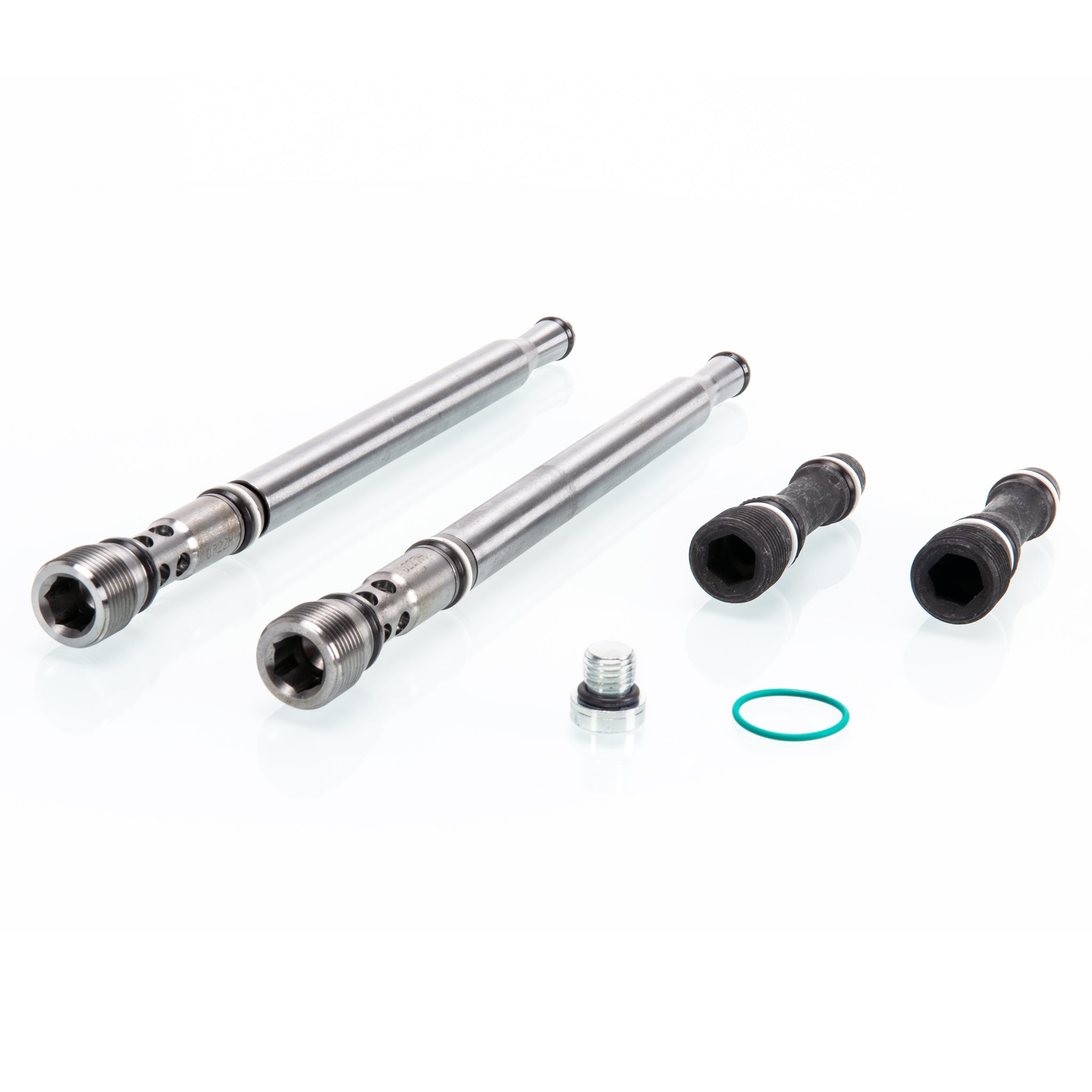 Stand Pipes and Dummy Plugs Set, 2004.5-2010 Ford 6.0L Diesel, 6E7Z-9A332-B