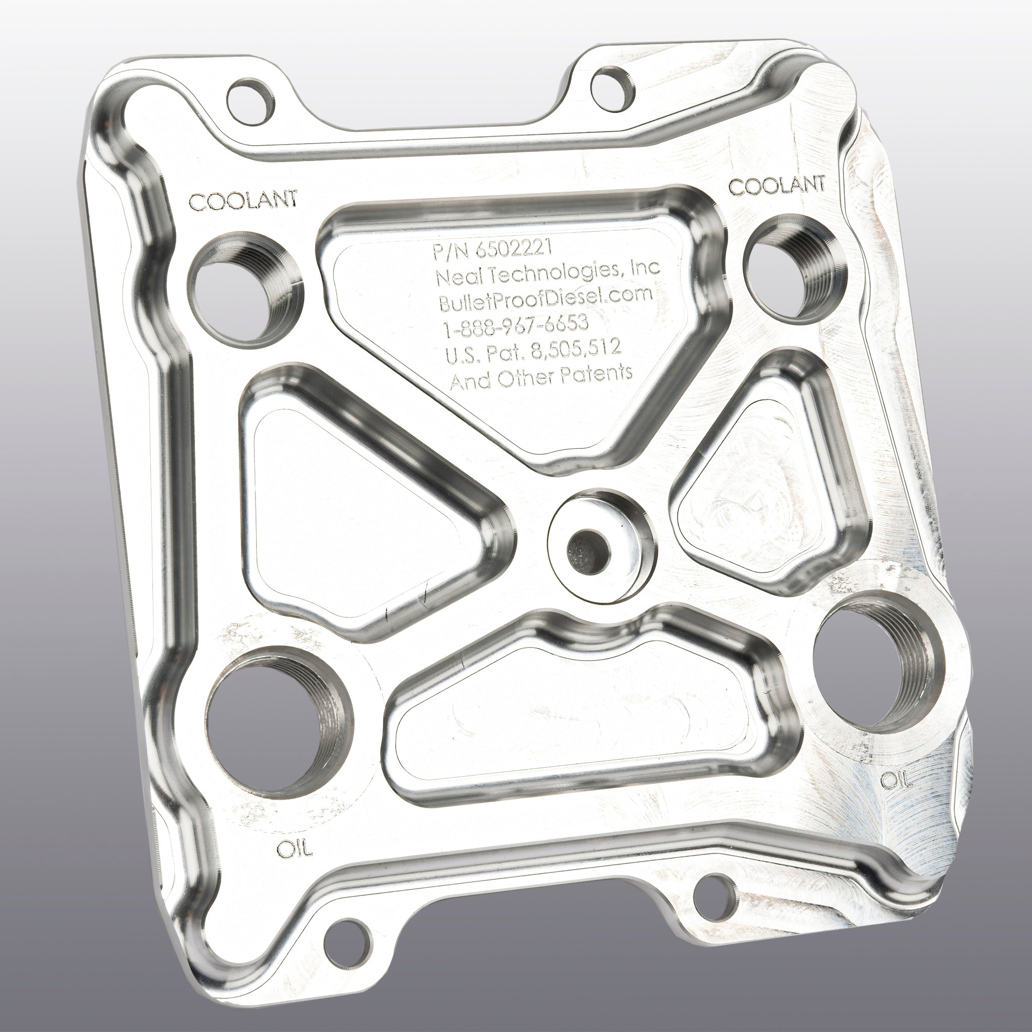 Oil Cooler Adapter, Remote Mount, Ford 6.4L, With Oil Cooler