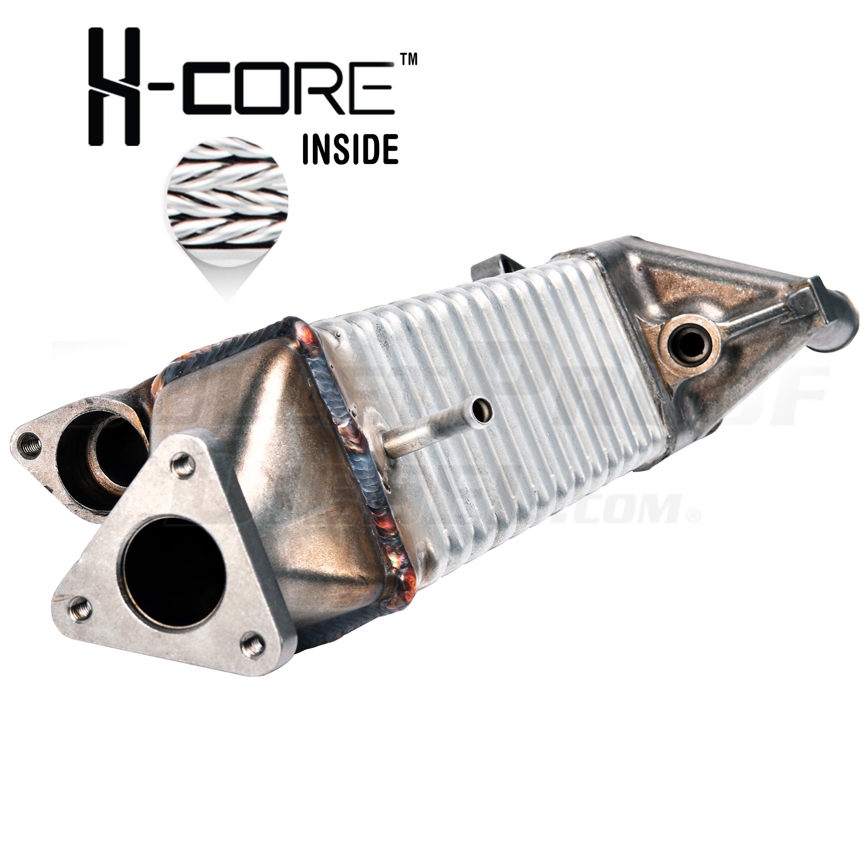 BulletProof EGR Cooler, Upgraded, International DT466, HT570, DT570 17" Length