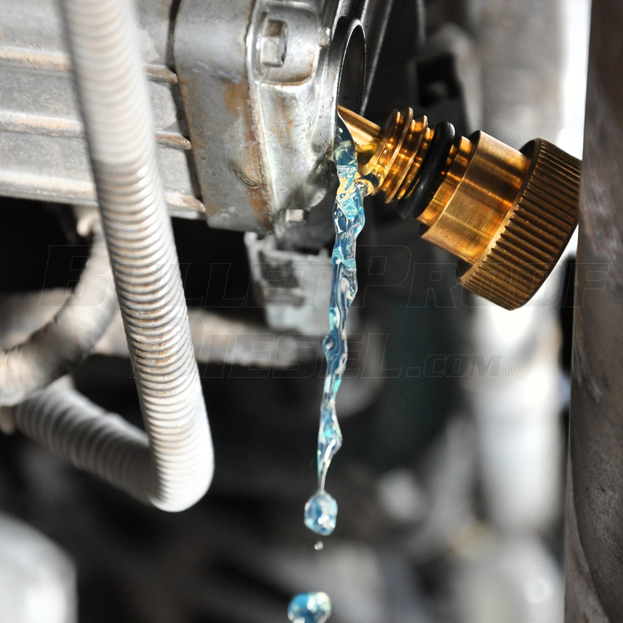 Horizontal Fuel Conditioning Module Drain Plug, Ford 6.0L Diesel, 6E7Z-9C082-A