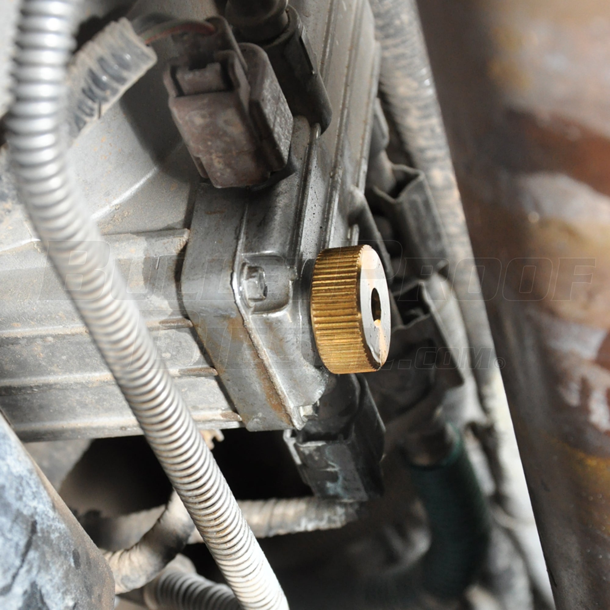 Horizontal Fuel Conditioning Module Drain Plug, Ford 6.0L Diesel, 6E7Z-9C082-A