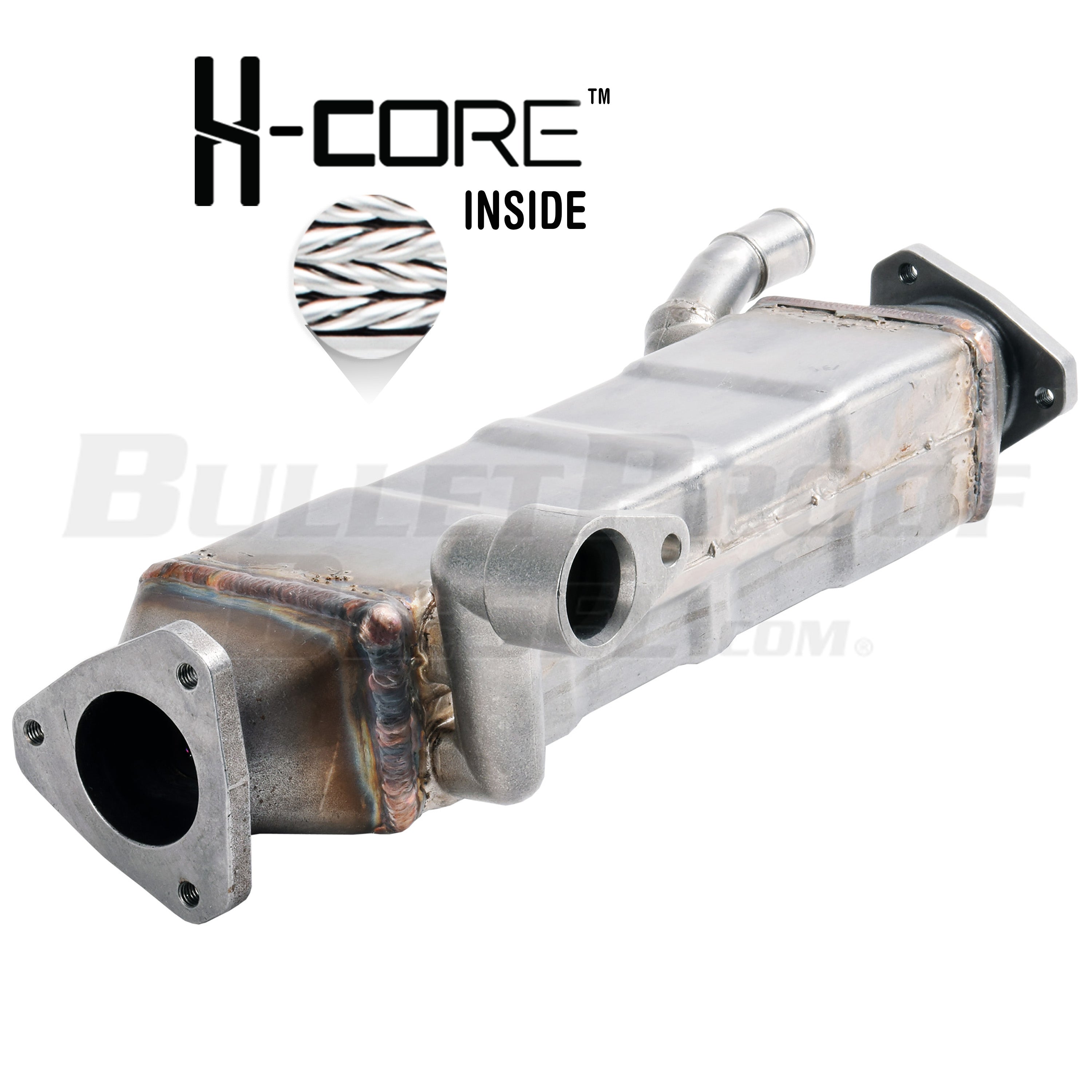 BulletProof EGR Cooler, Upgraded, International MaxxForce DT, 9 and 10 Hot-Side 330mm
