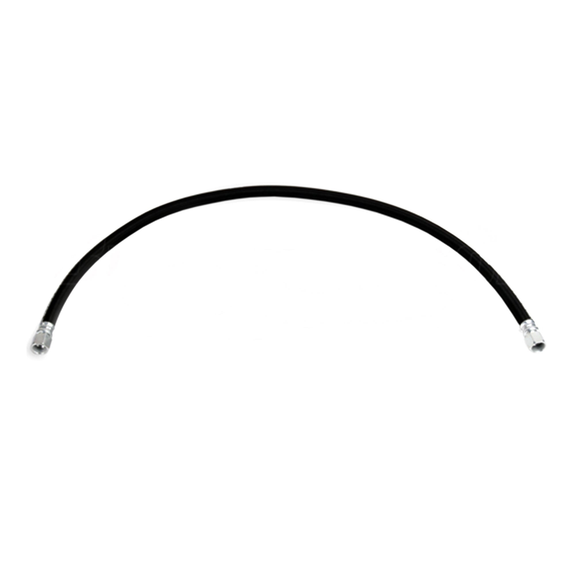 Bypass Hose, 23 Inch 1/4" Hose, Crimped On Steel Fittings, Straight to Straight