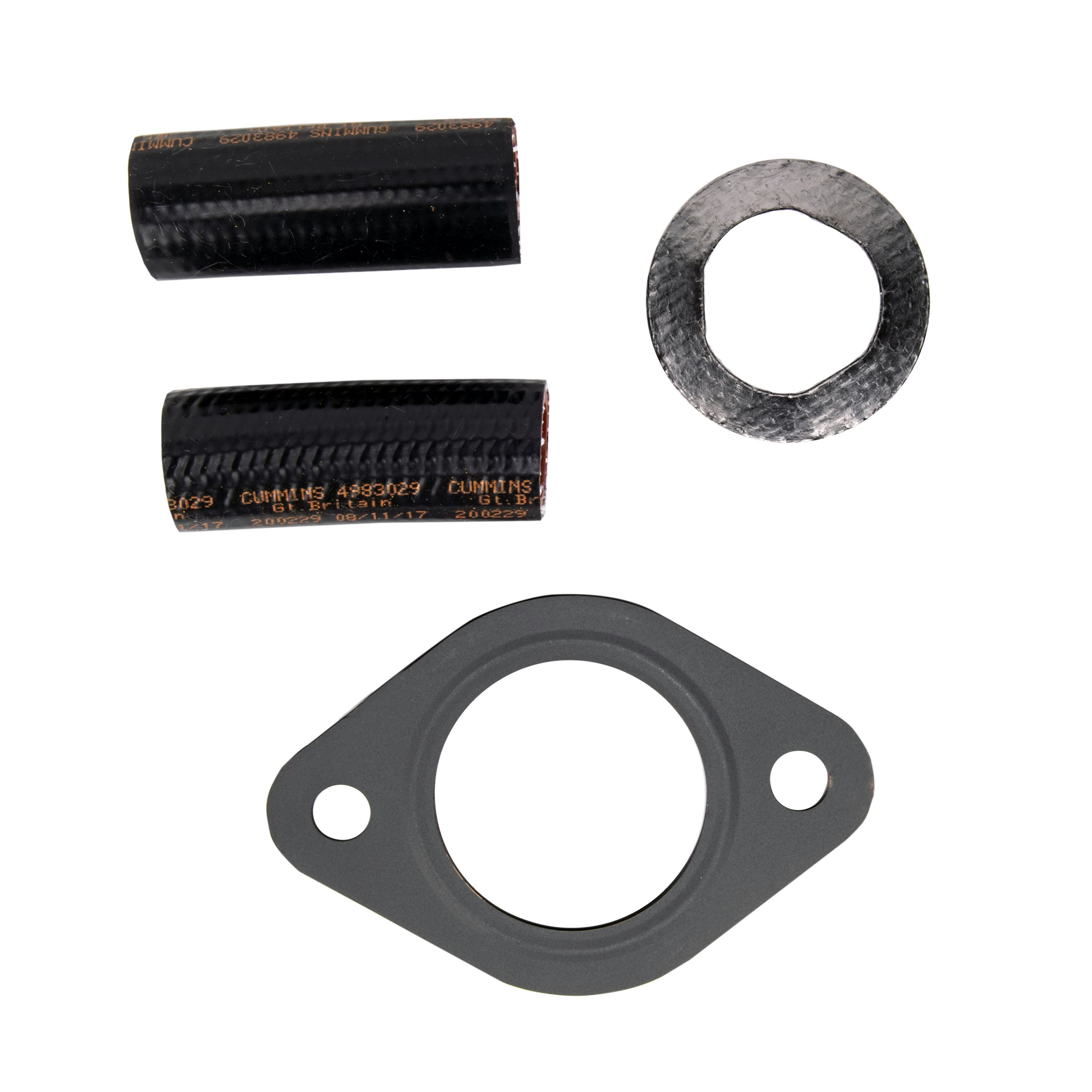 EGR Cooler Gasket Set, Cummins 6.7L EGR Cooler, Hose Clamp