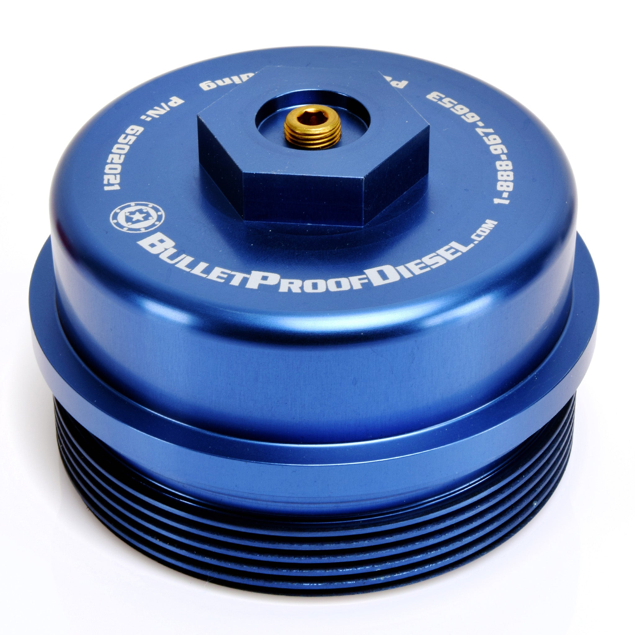 Oil Filter Cap, Aluminum, Ford 6.0L