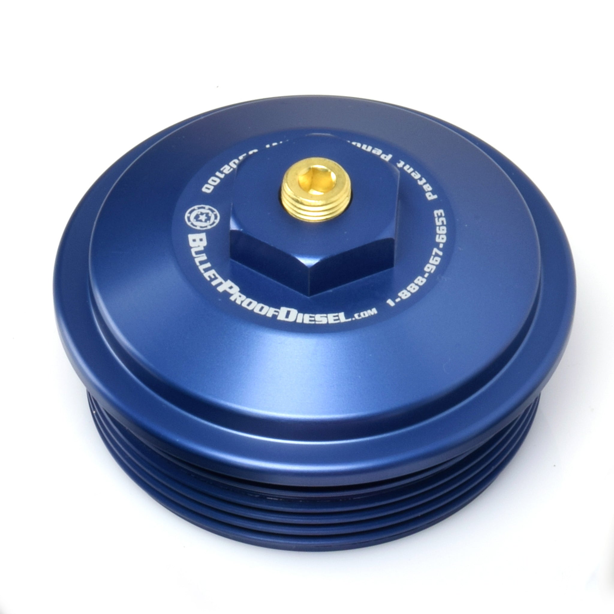 2003 2004 2005 2006 2007 Threaded MPT Port, Upgraded blue Fuel Filter Cap - Ford 6.0L - Power Stroke Diesel