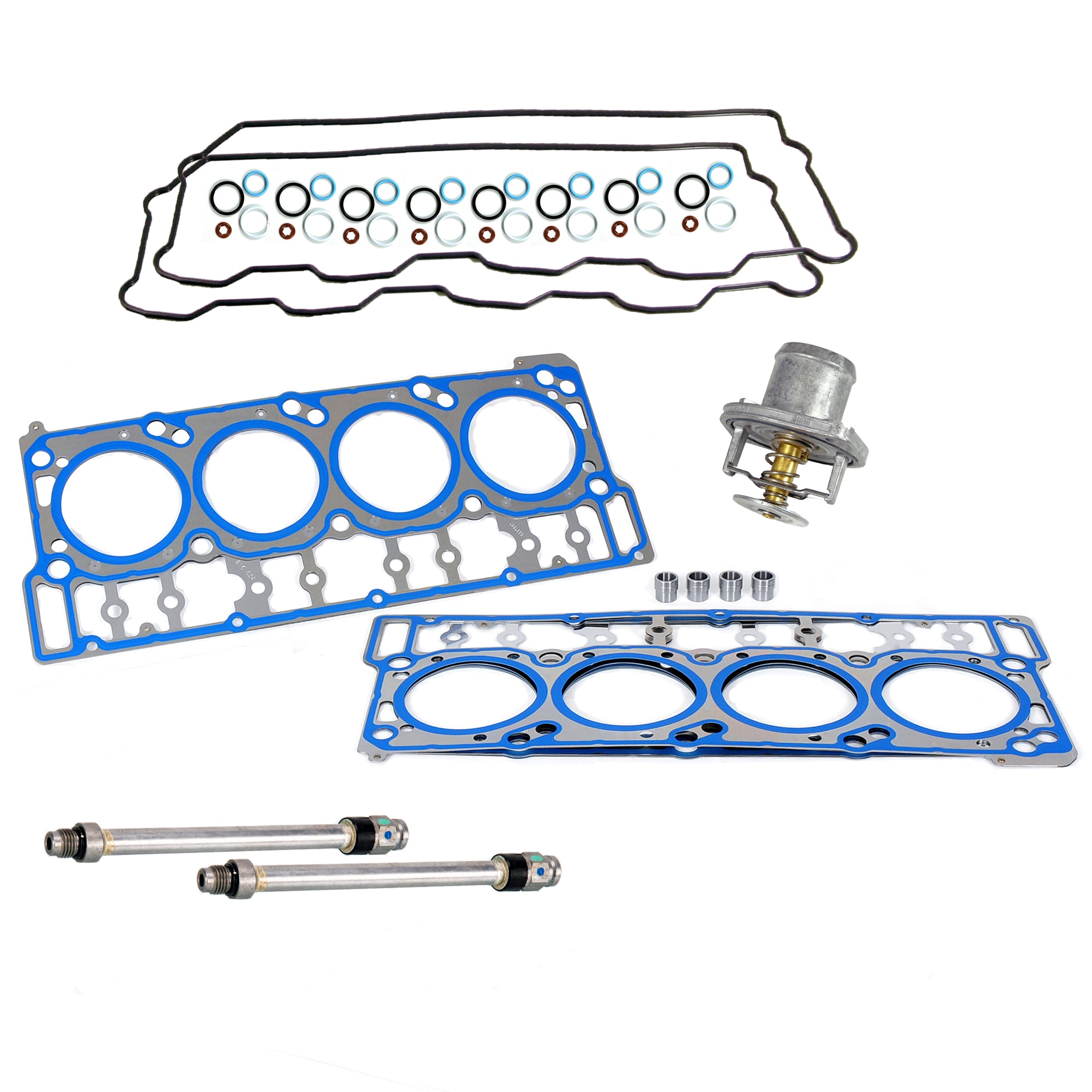 Head Gasket Install Kit, 2003-2004.25 Ford 6.0L, NO ARP STUDS