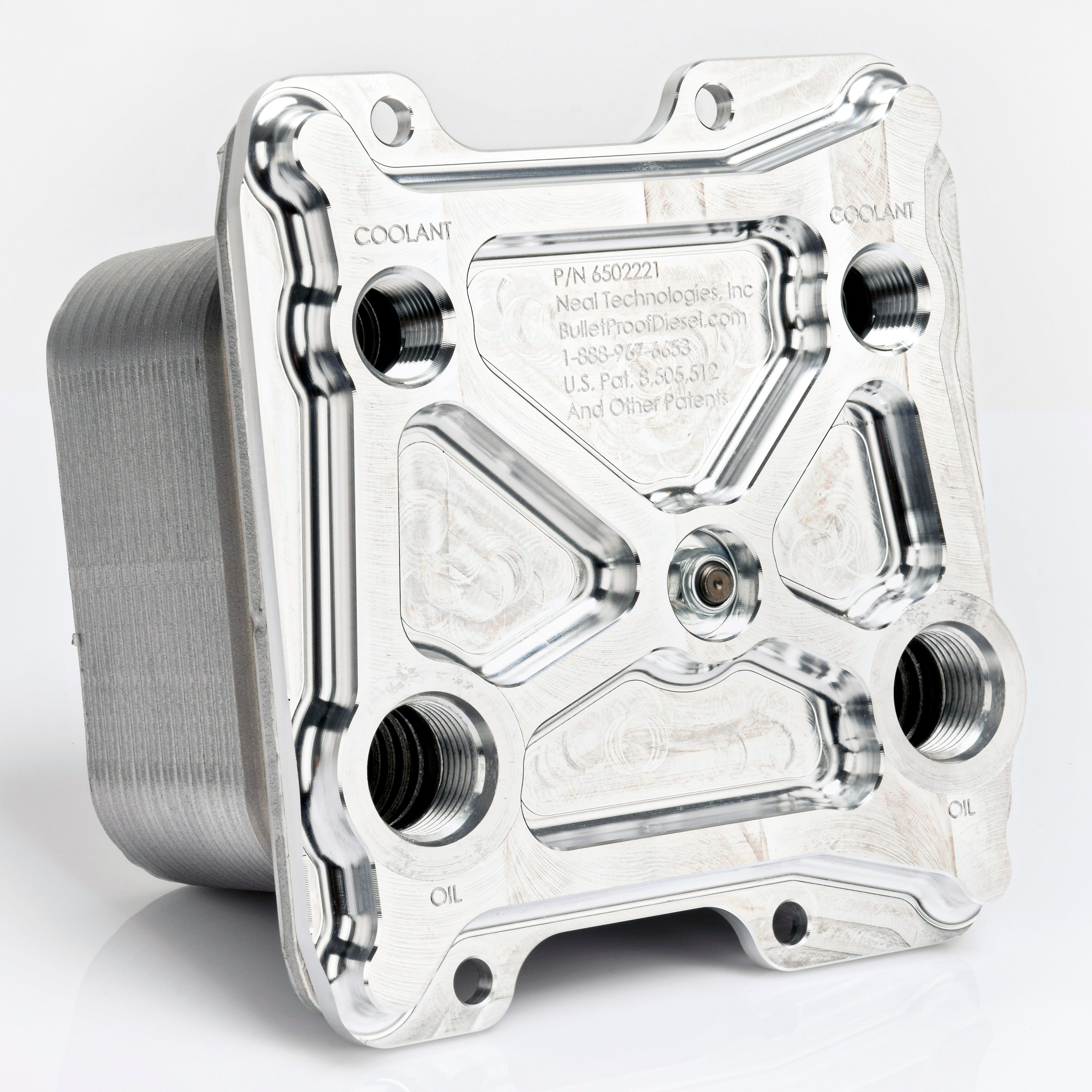 Oil Cooler Adapter, Remote Mount, Ford 6.4L, With Oil Cooler