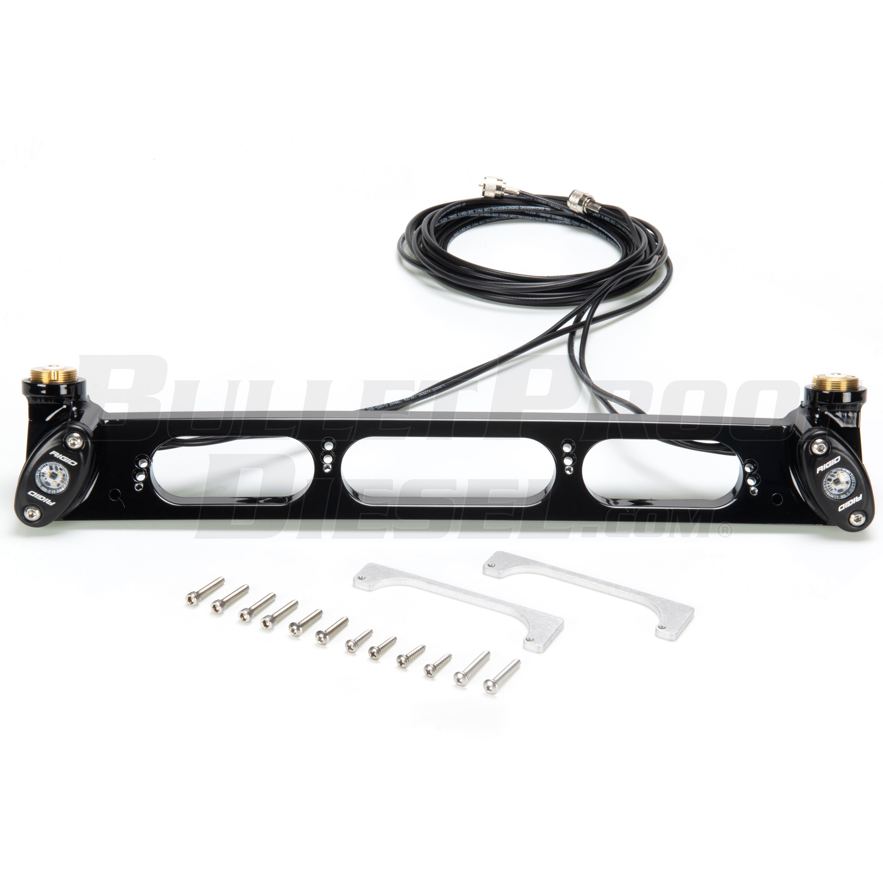 Third Brake Light DUAL Antenna Mount - With Rigid LEDs - 2015 - 2025 Ford F150