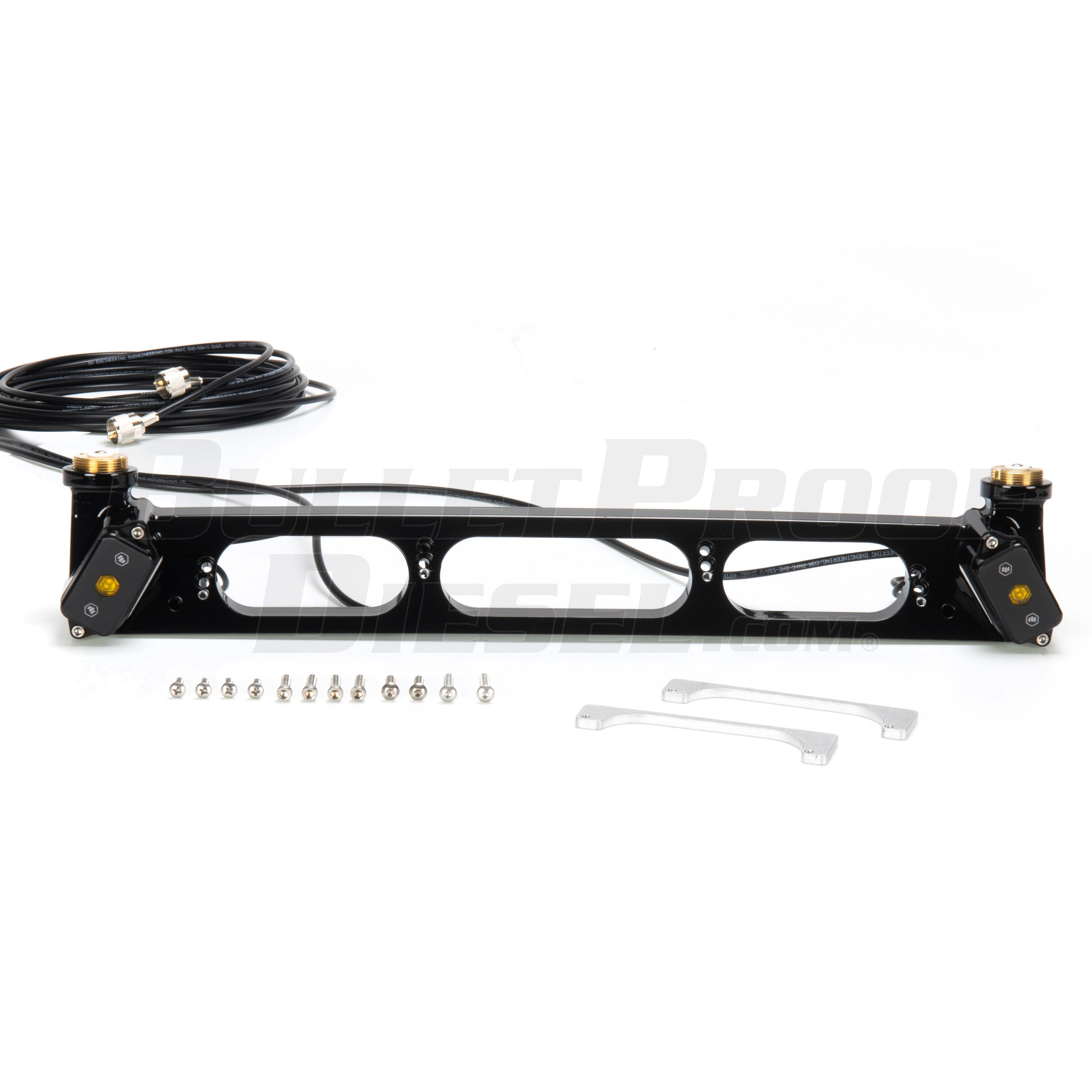 Third Brake Light Dual Antenna Mount - With Baja Designs LEDs - 2022 - 2025 Ford Maverick