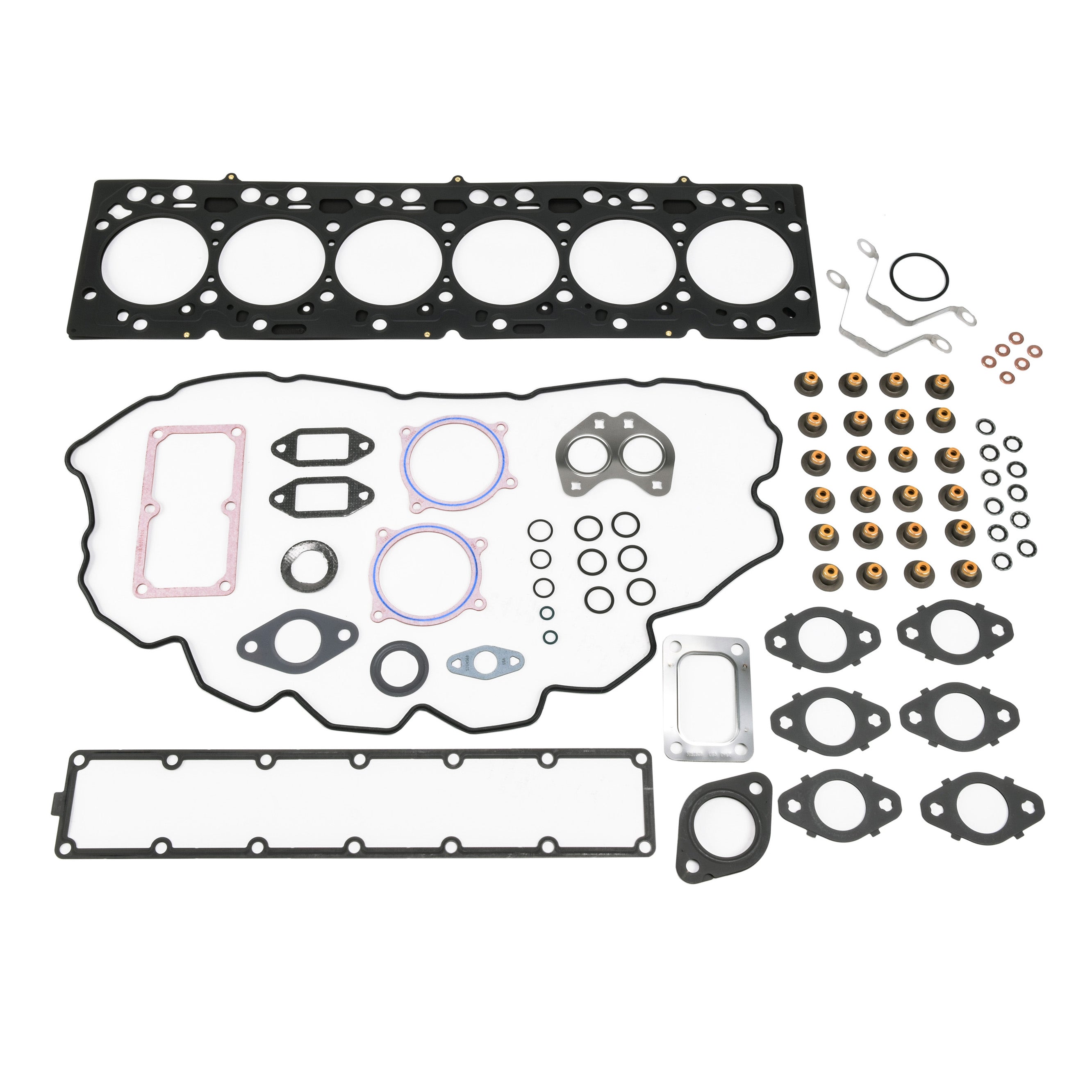 Head Gasket Install Kit, 2007-2018 Cummins 6.7L Diesel - No ARP Head Studs