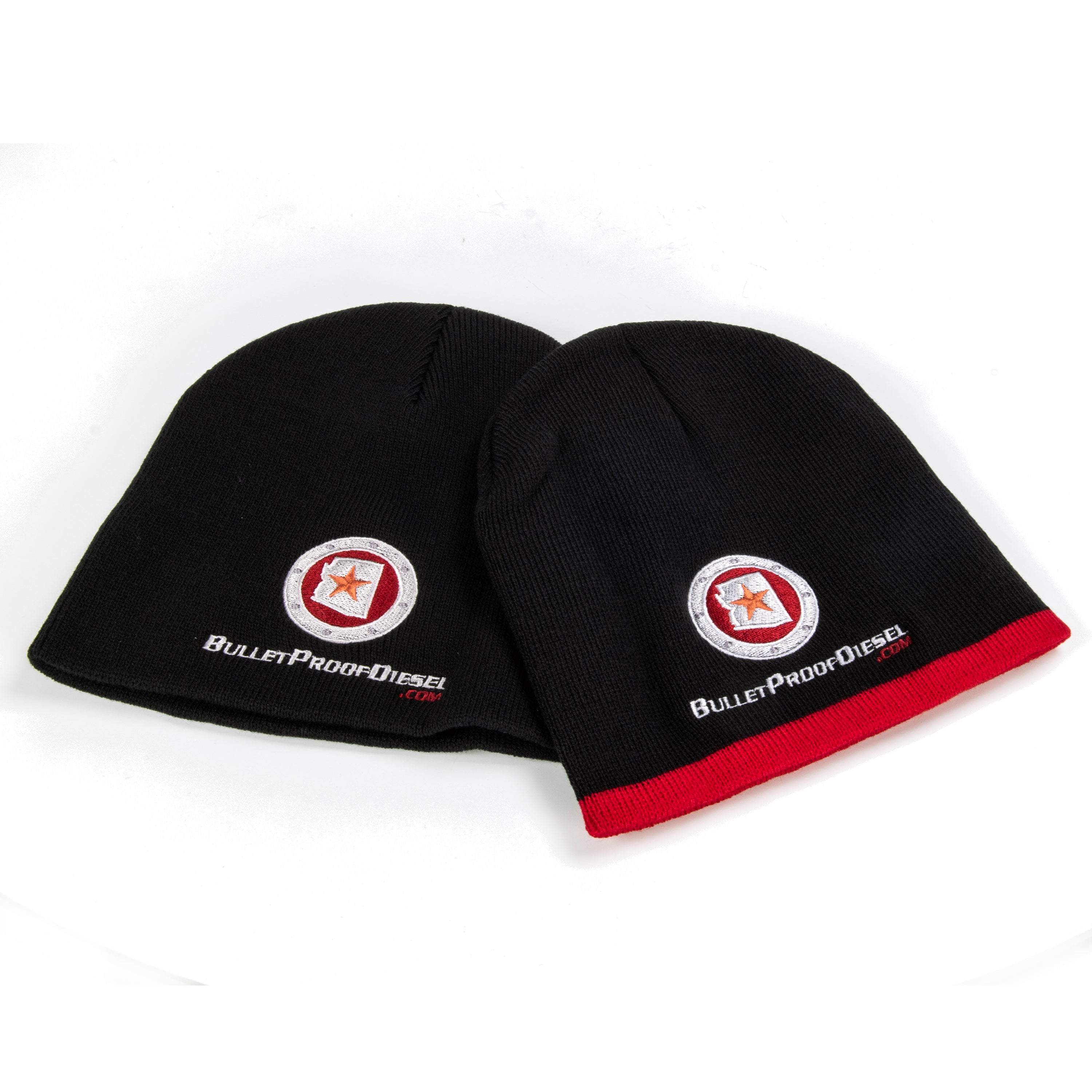 BPD Beanie Cap Black with Red Trim