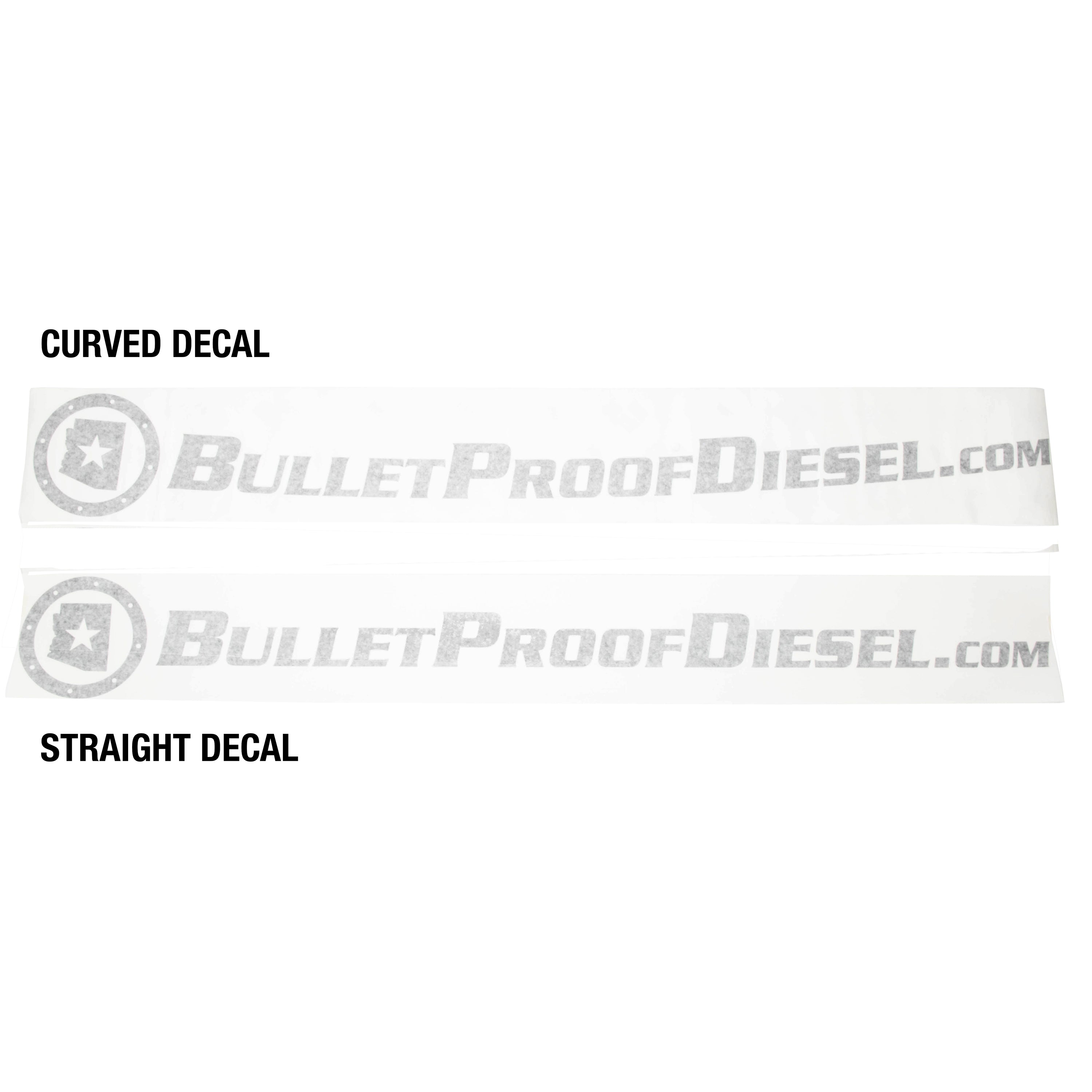 BulletProofDiesel Winshield Decal - Straight