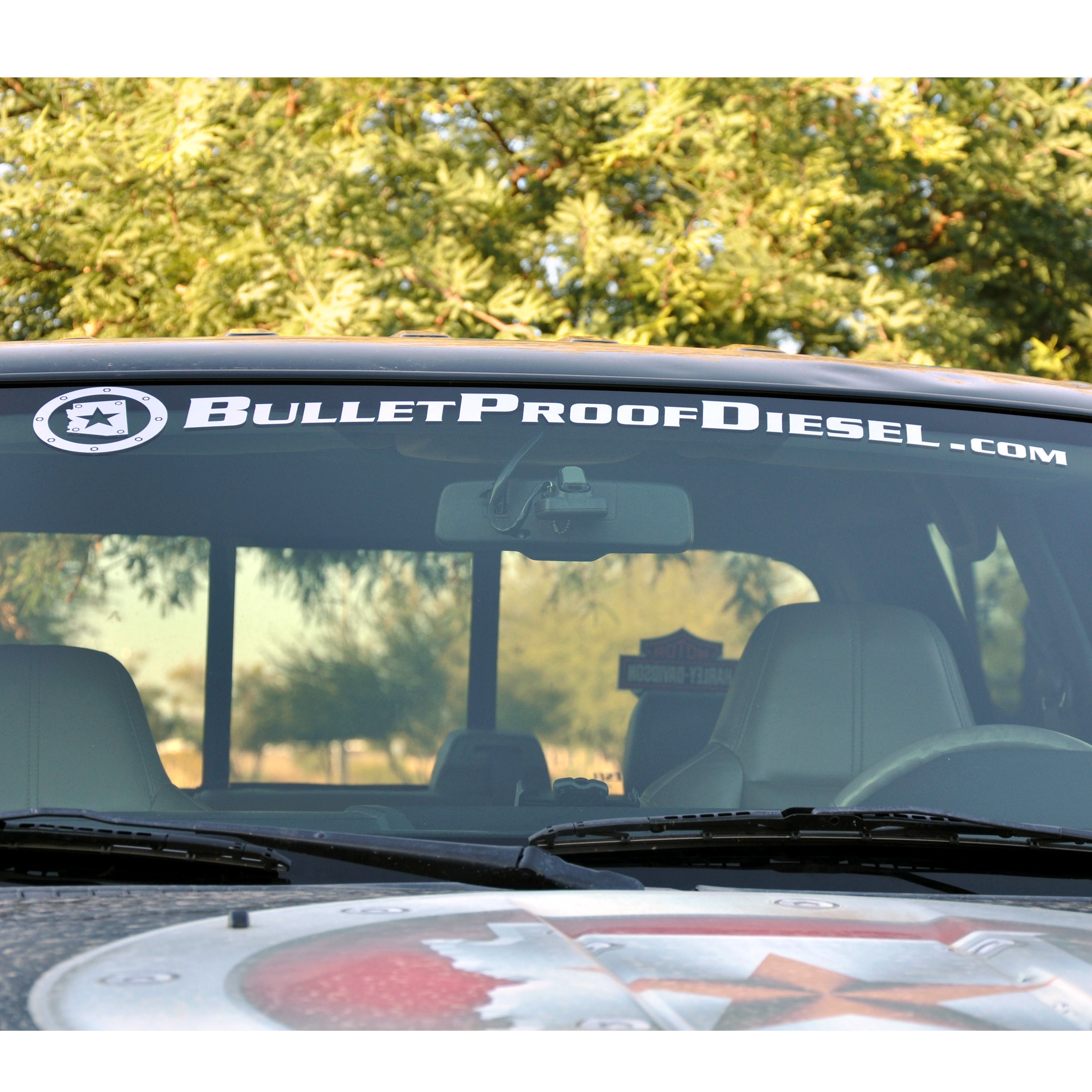 BulletProofDiesel Winshield Decal - Straight