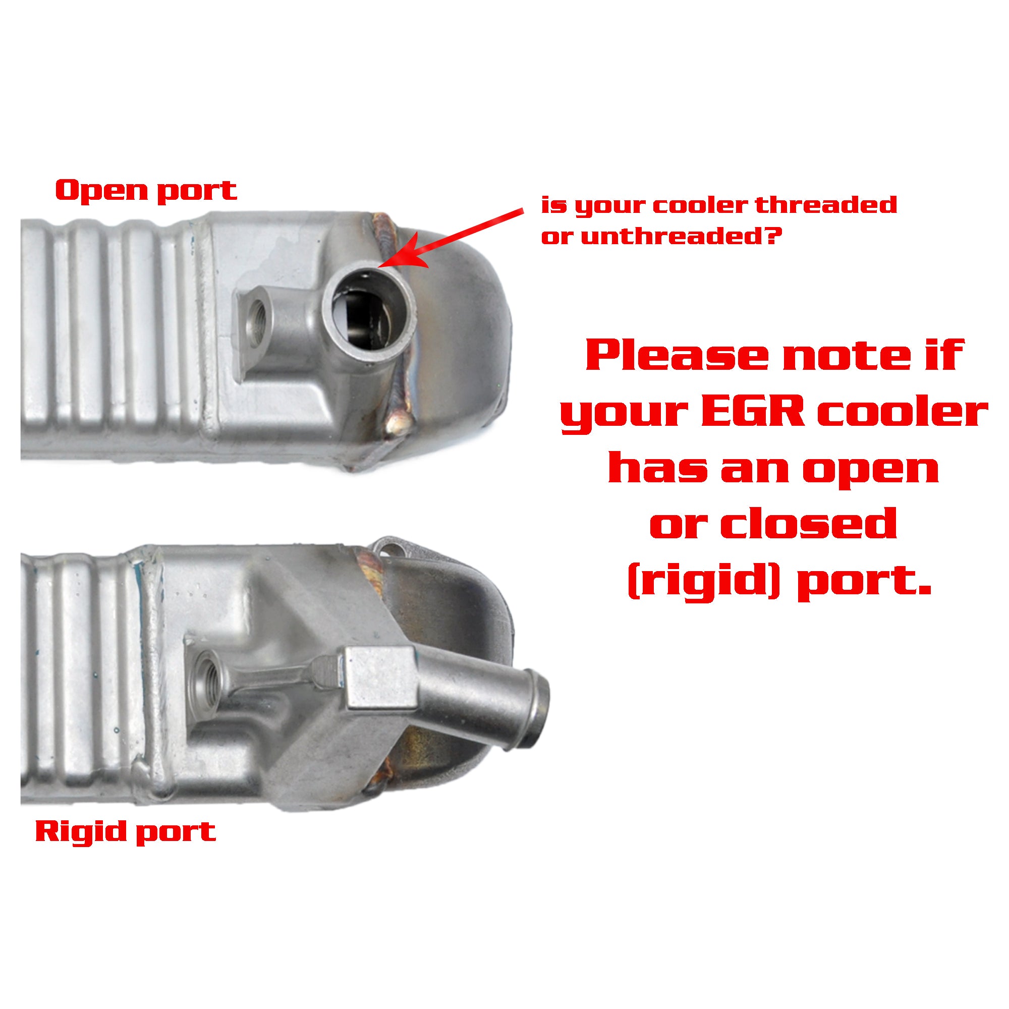 BulletProof EGR Cooler, Upgraded, 2004-2006 International DT466, DT570, HT570 11.5" Length