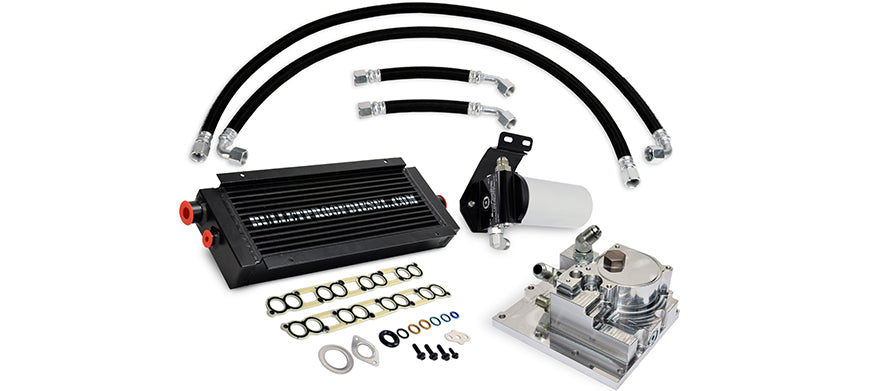 6.0L Oil Cooler Replacement Kit | Relocation