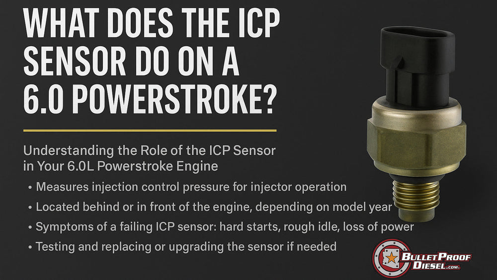 Icp Sensor Injection Control What Does the ICP Sensor Do on a 6.0 Powerstroke?