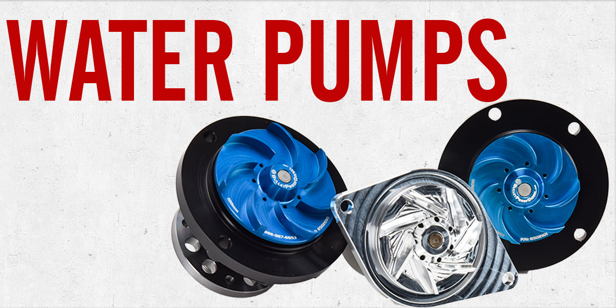 Direct fit billet water pumps for Cummins and Ford Power Stroke Diesels