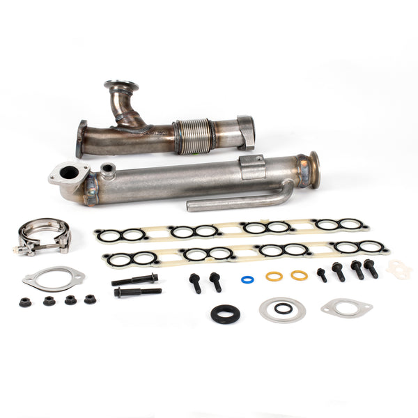 BulletProof EGR Undelete Kit, Ford 6.0L Diesel, Round EGR Cooler