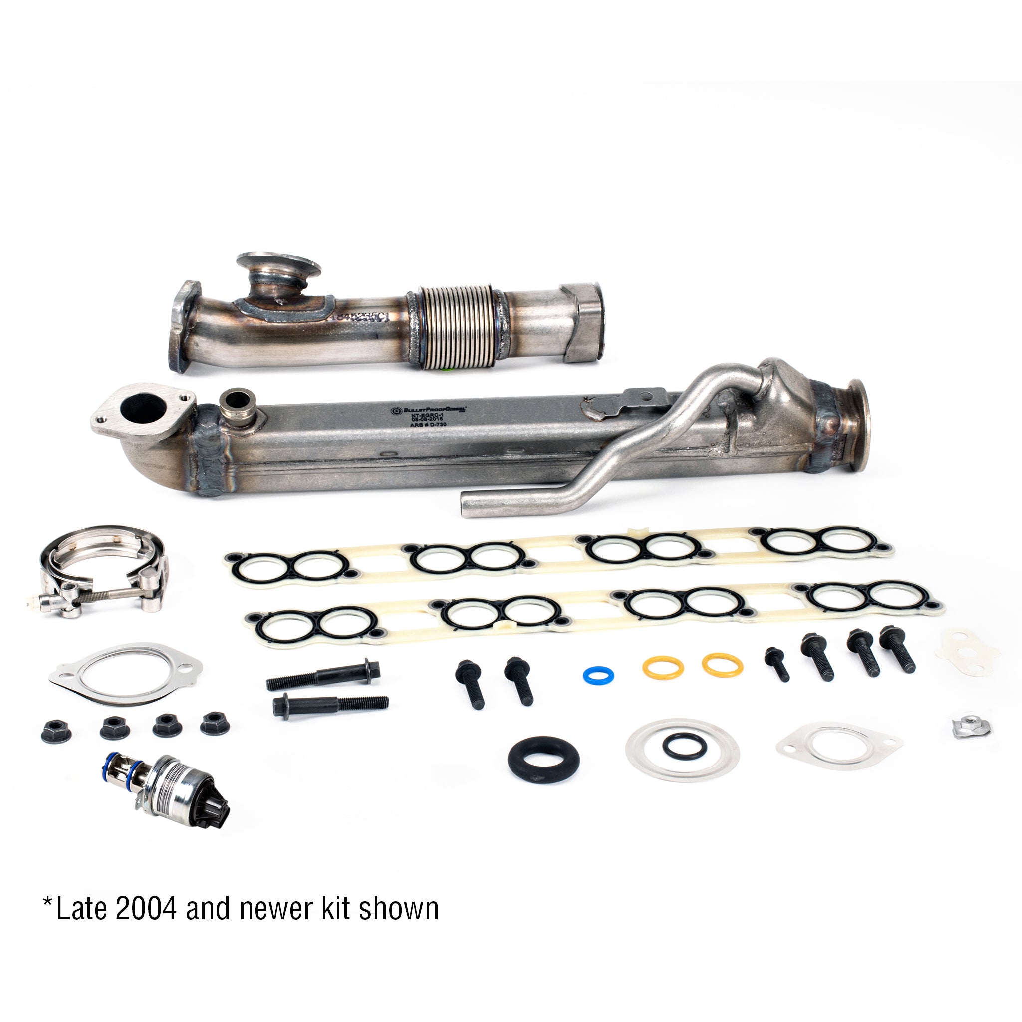 BulletProof EGR Undelete Kit, Ford 6.0L Diesel, Square EGR Cooler with EGR Valve