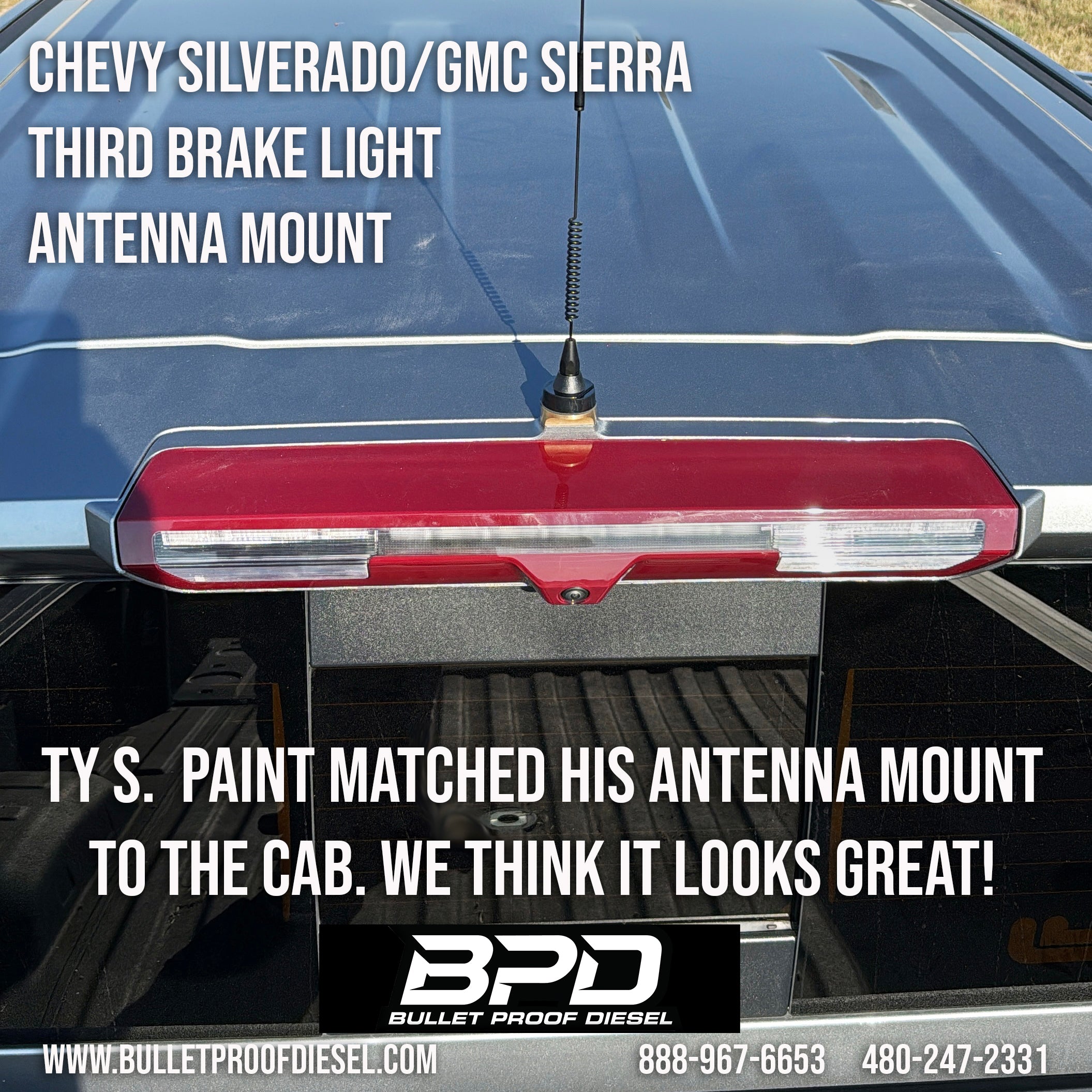 2019‑25 Chevy Silverado | GMC Sierra Antenna Mount