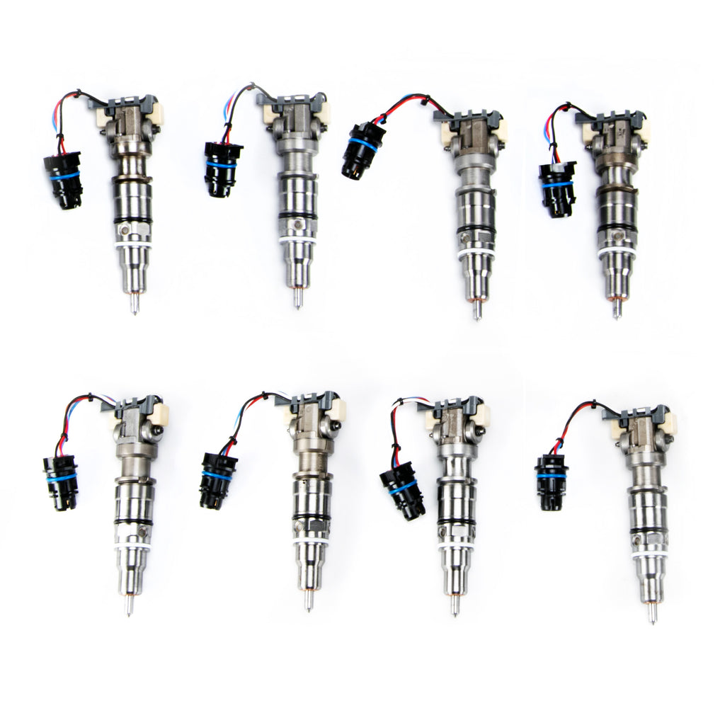 Injector Bullets Bullet Proof Diesel 2004-2010 Set of 8 Late Model 6.0L Fuel Injectors