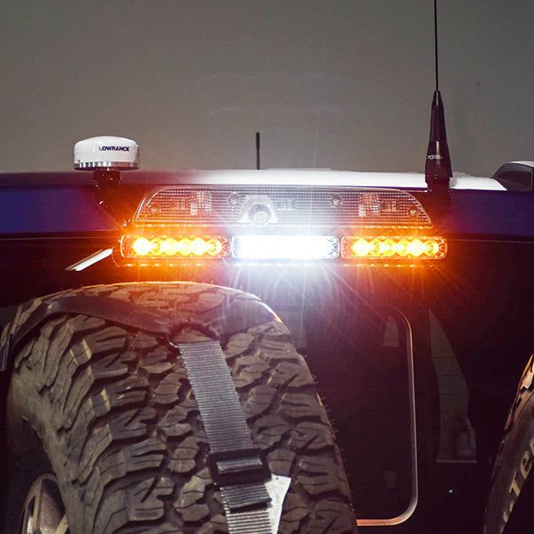 Third Brake Light DUAL Antenna Mount - 2015-2024 Ford F150 - With Tomar LED Lights