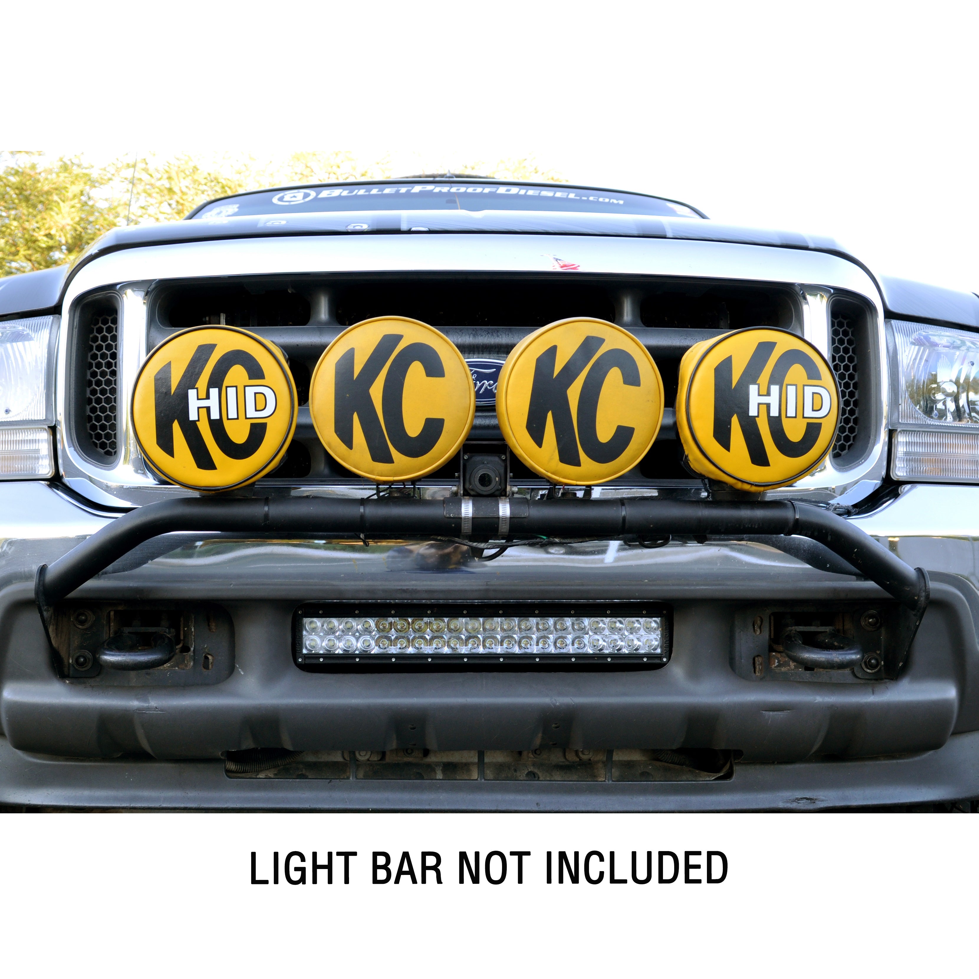 Bullet Proof Diesel LED Light Mounting Brackets, 2001-2004 Ford, Super Duty F-Series