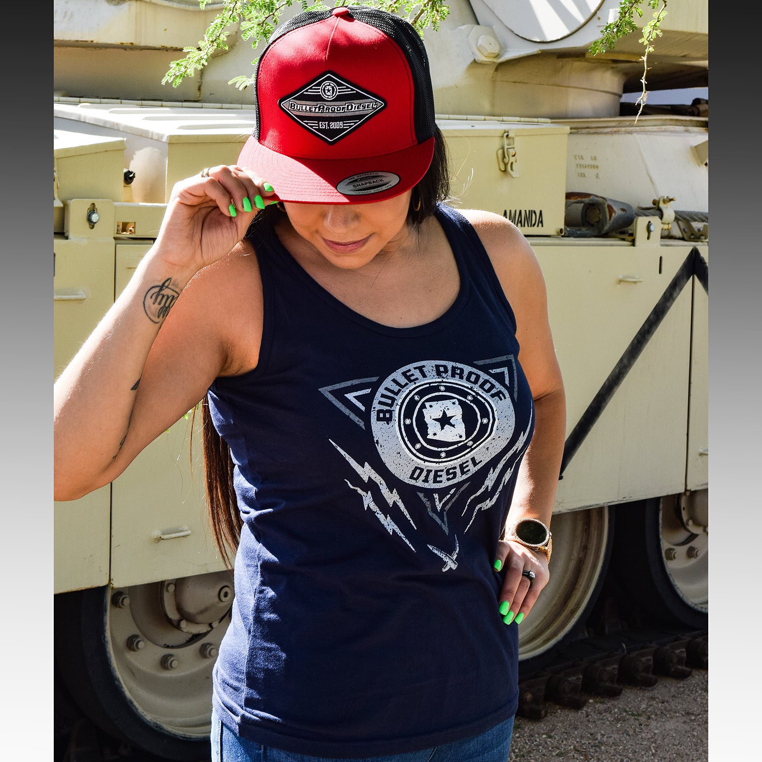 Bullet Proof Diesel Womens Lightning Tank Top