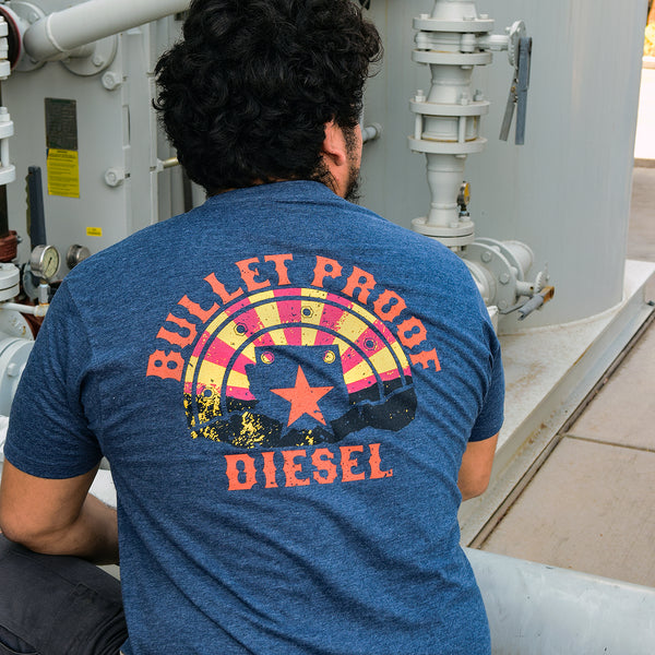 Bullet Proof Diesel State T-Shirt - Navy