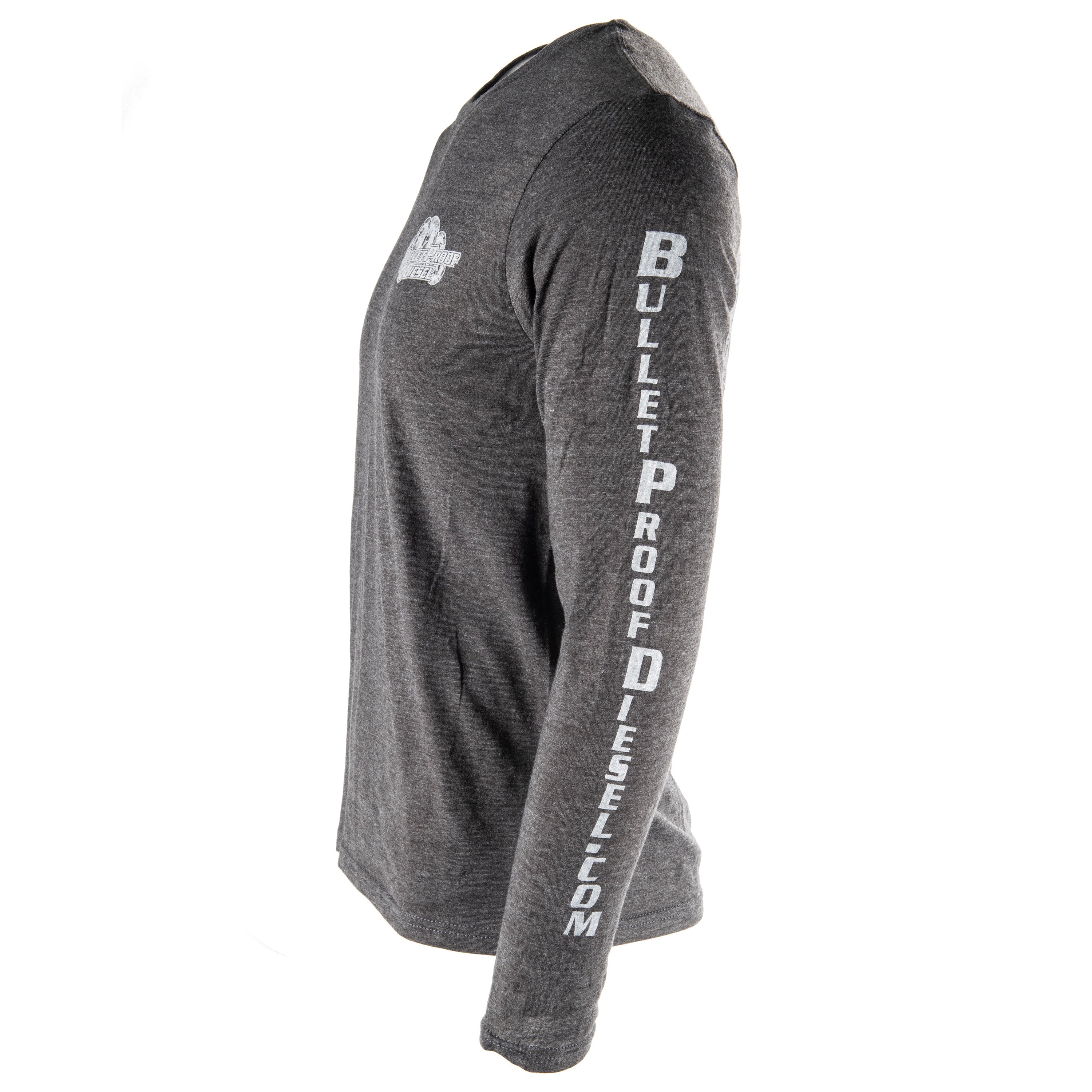 Bullet Proof Diesel LS T-Shirt - Stack, Gray