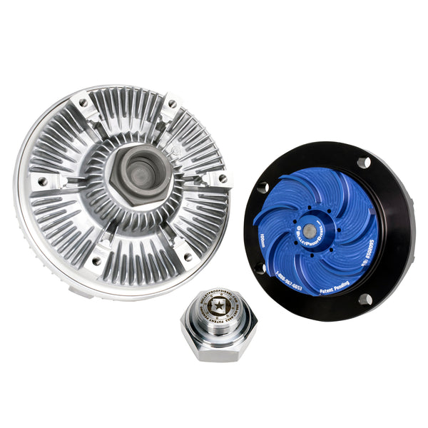 Bullet Proof Diesel Cooling System Upgrade Kit, Ford 6.0L Diesel, 100MM Water Pump Impeller