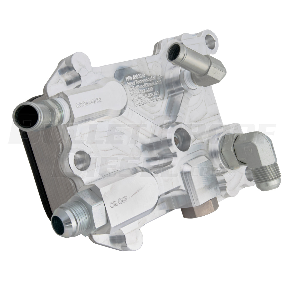 BulletProof Oil Cooler System, Relocation Kit, 20082010 FSeries 6.4L