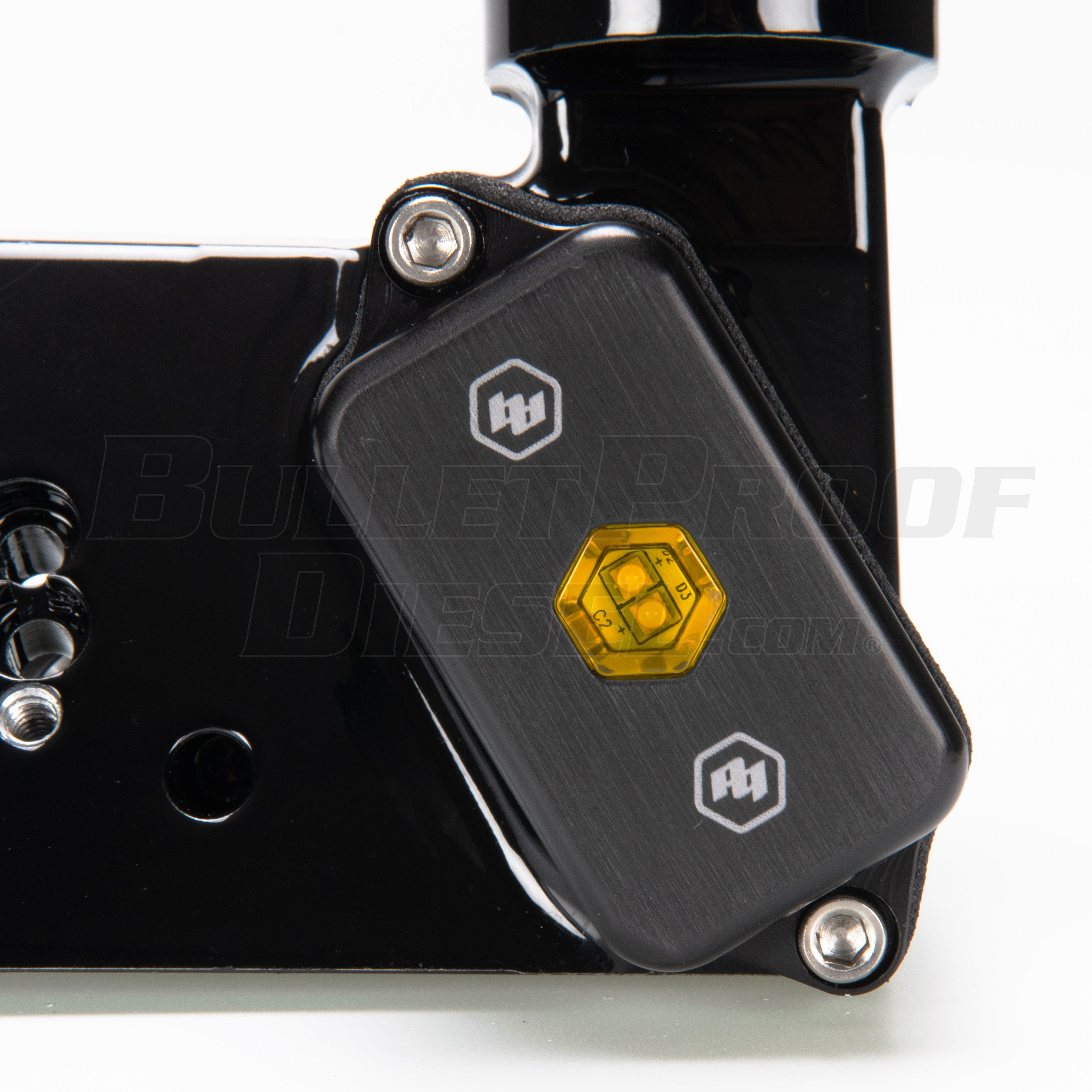 3z7z3 Third Brake Light Dual Antenna Mount - With Baja Designs