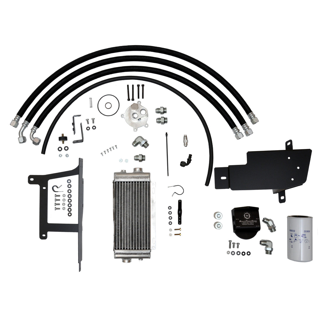 BulletProof Oil Cooler FSeries 6.4L Diesel Add Cooling Capacity