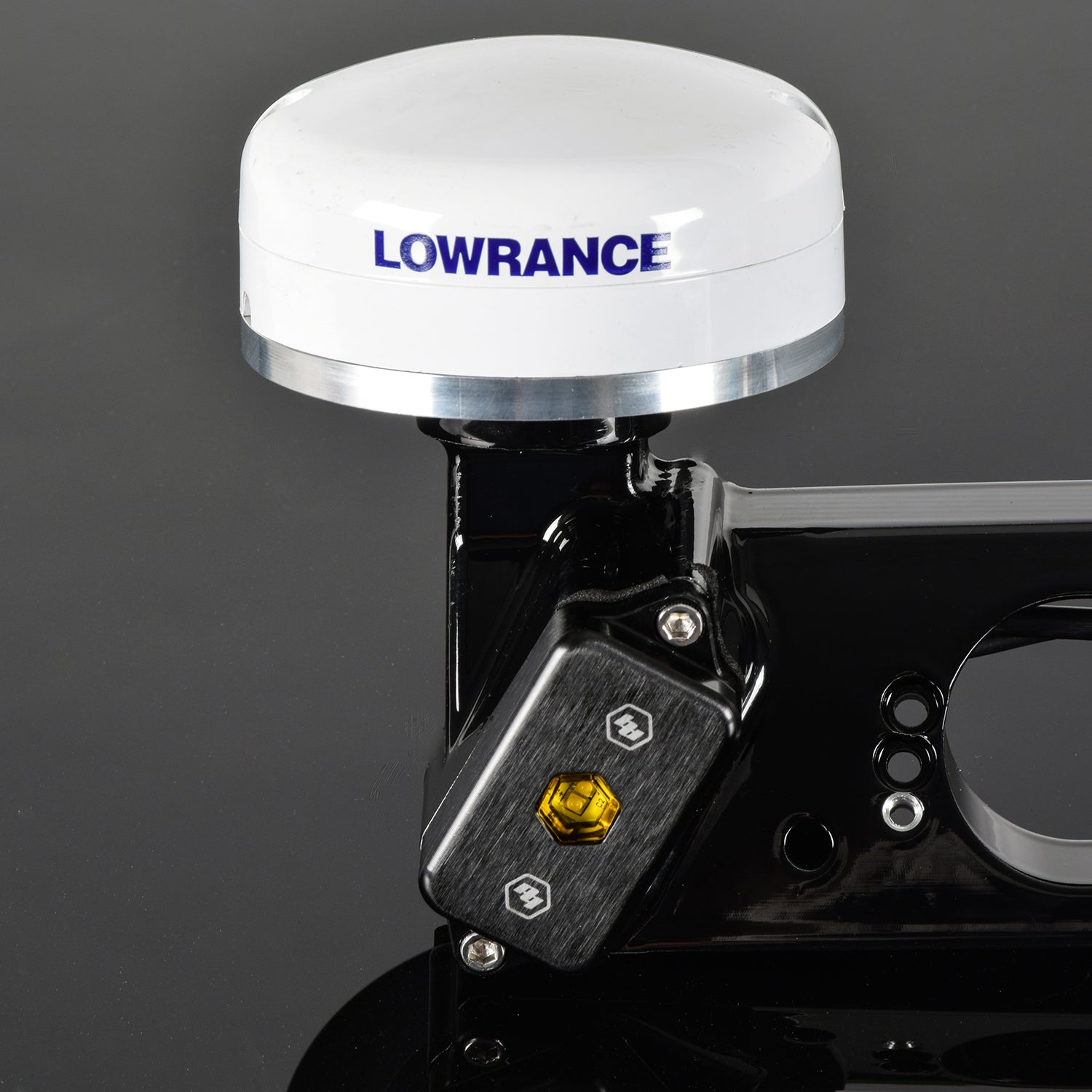 Third Brake Light Dual Antenna Mount - With LED Lights and Lowrance Po